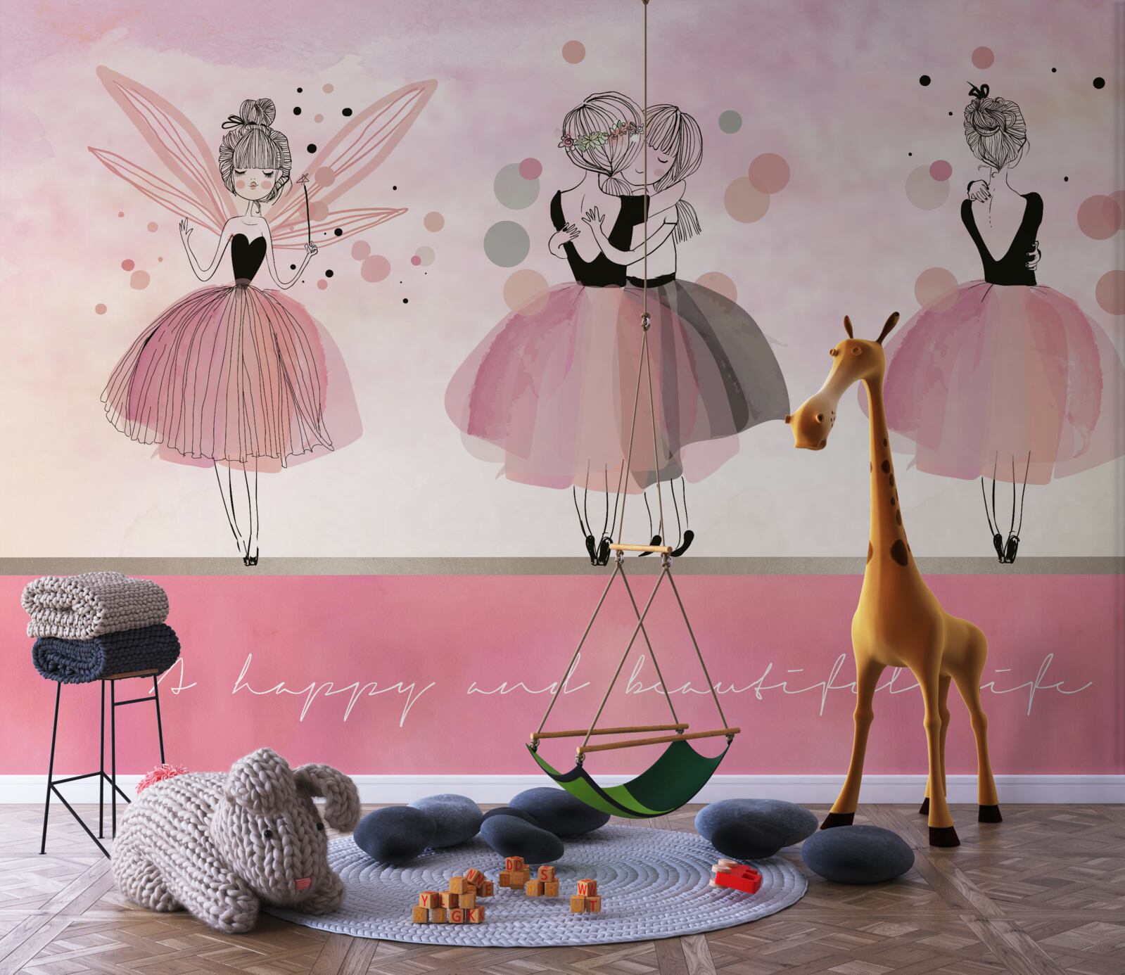 Fototapeta różowa sukienka i ubrania