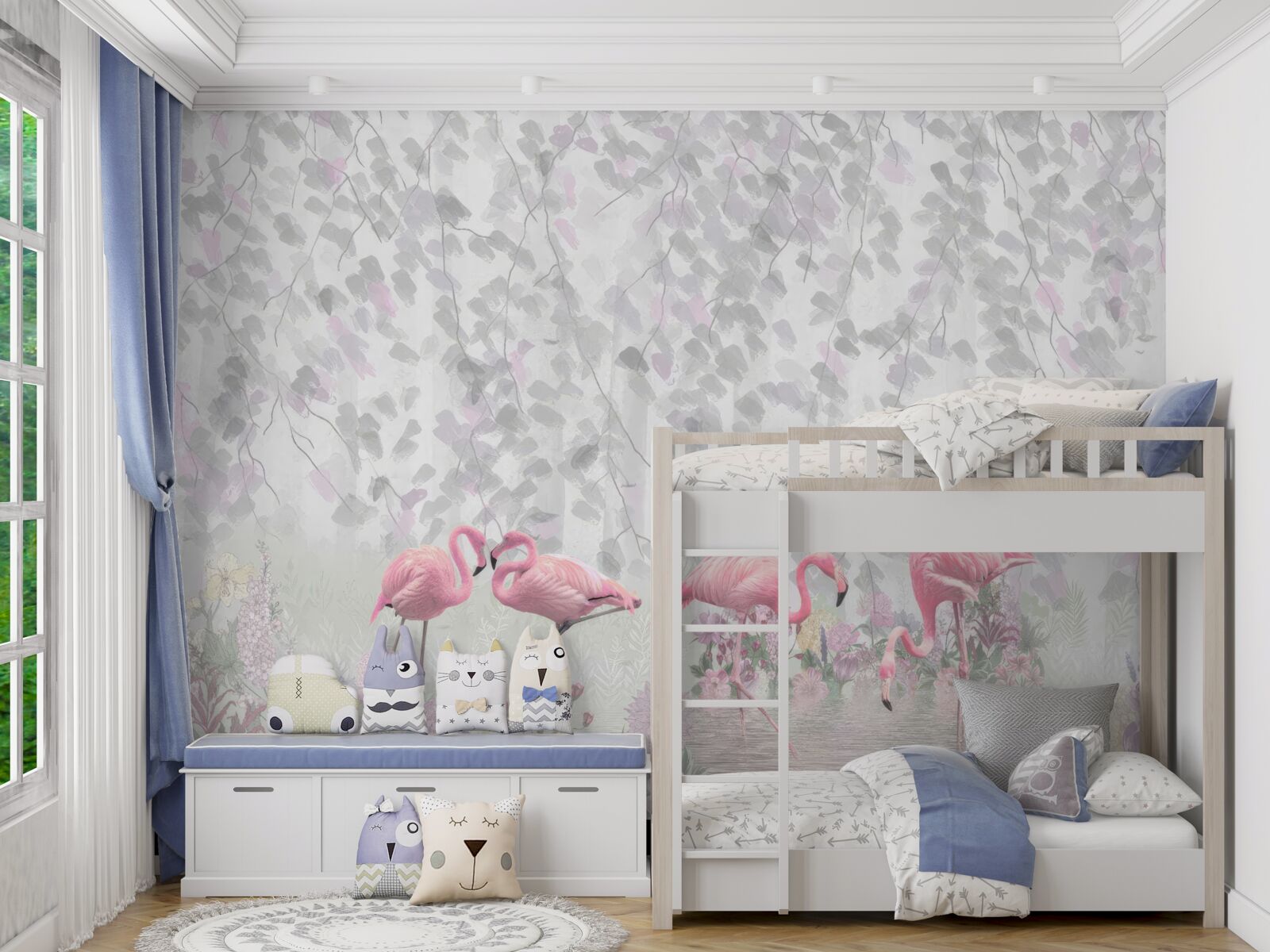 Fototapeta różowy flaming