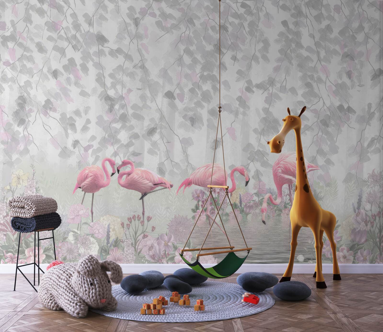 Fototapeta różowy flaming