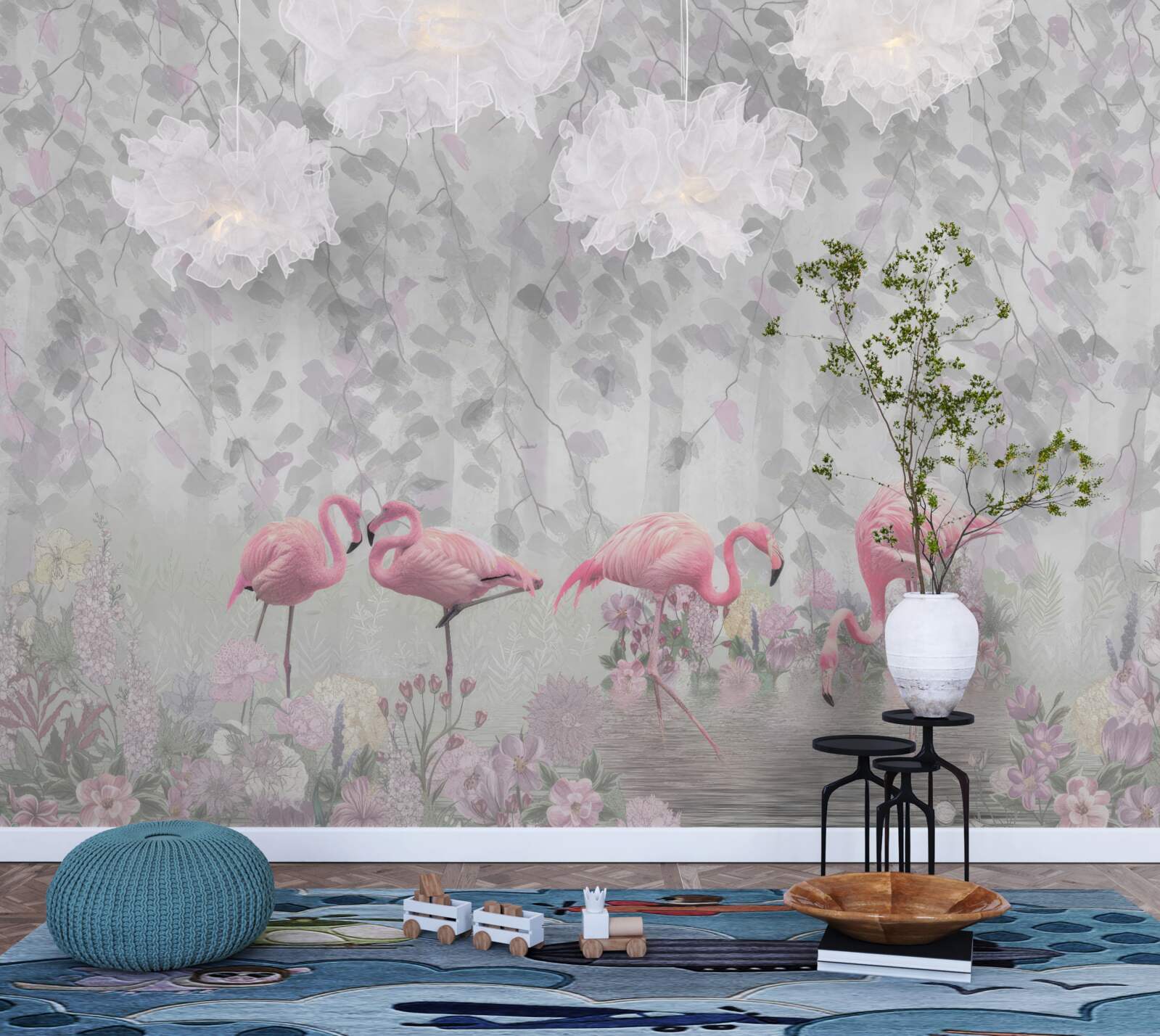 Fototapeta różowy flaming