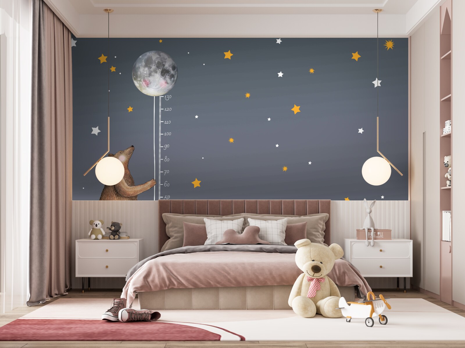 Fototapeta przestrzeń niebieska usiana gwiazdami