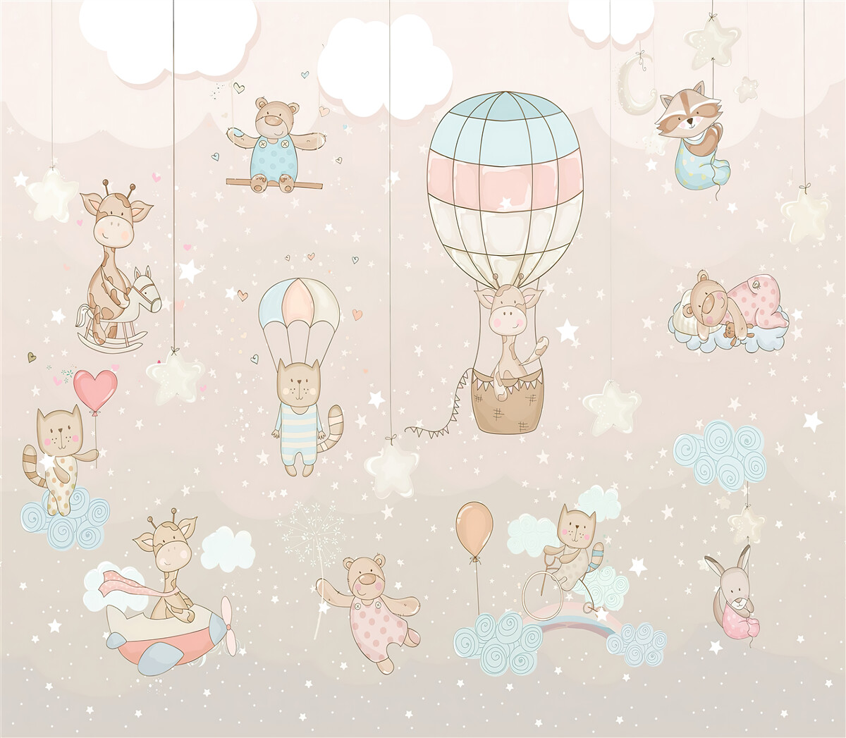 Fototapeta pokój i balon