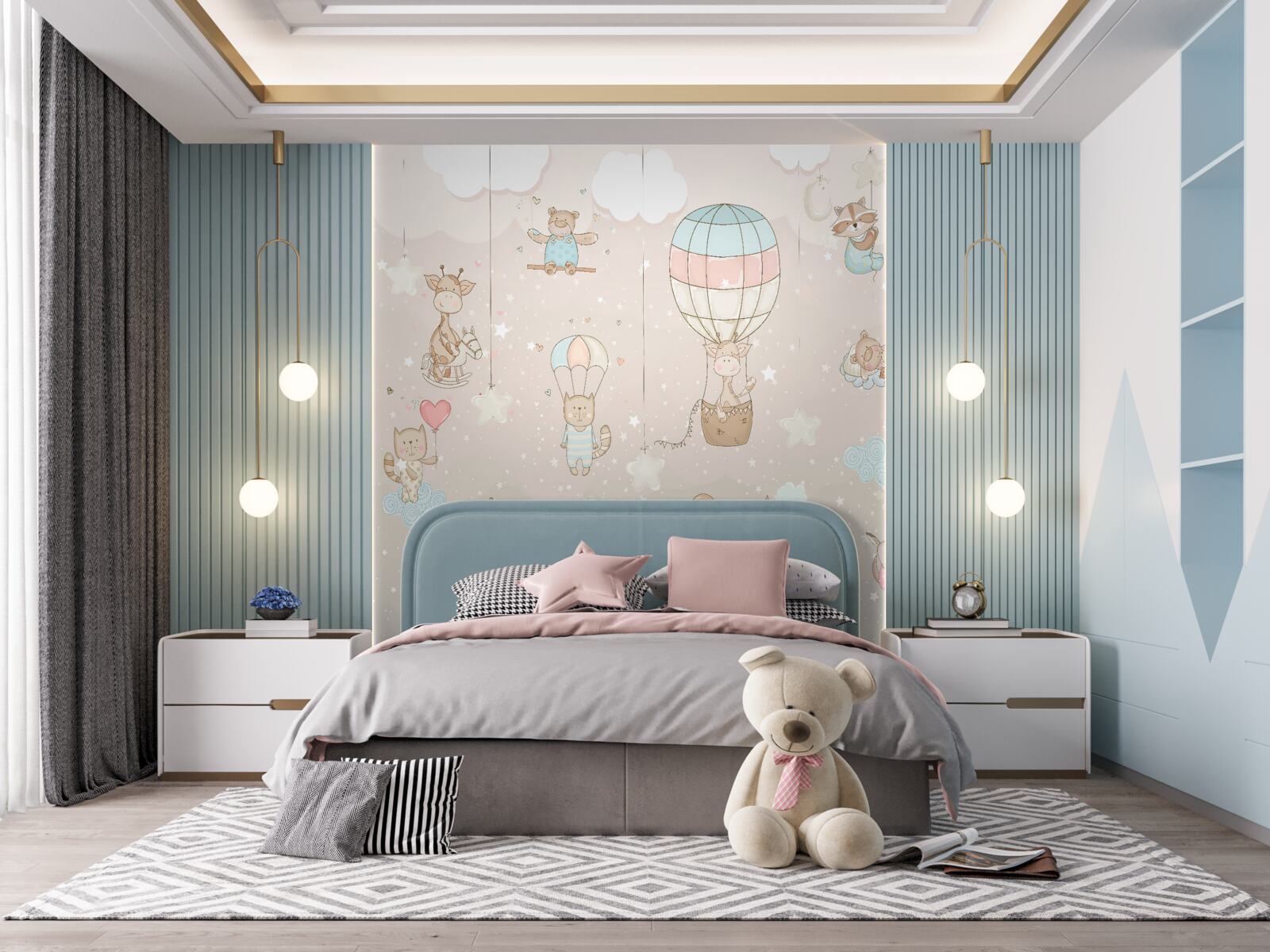 Fototapeta pokój i balon