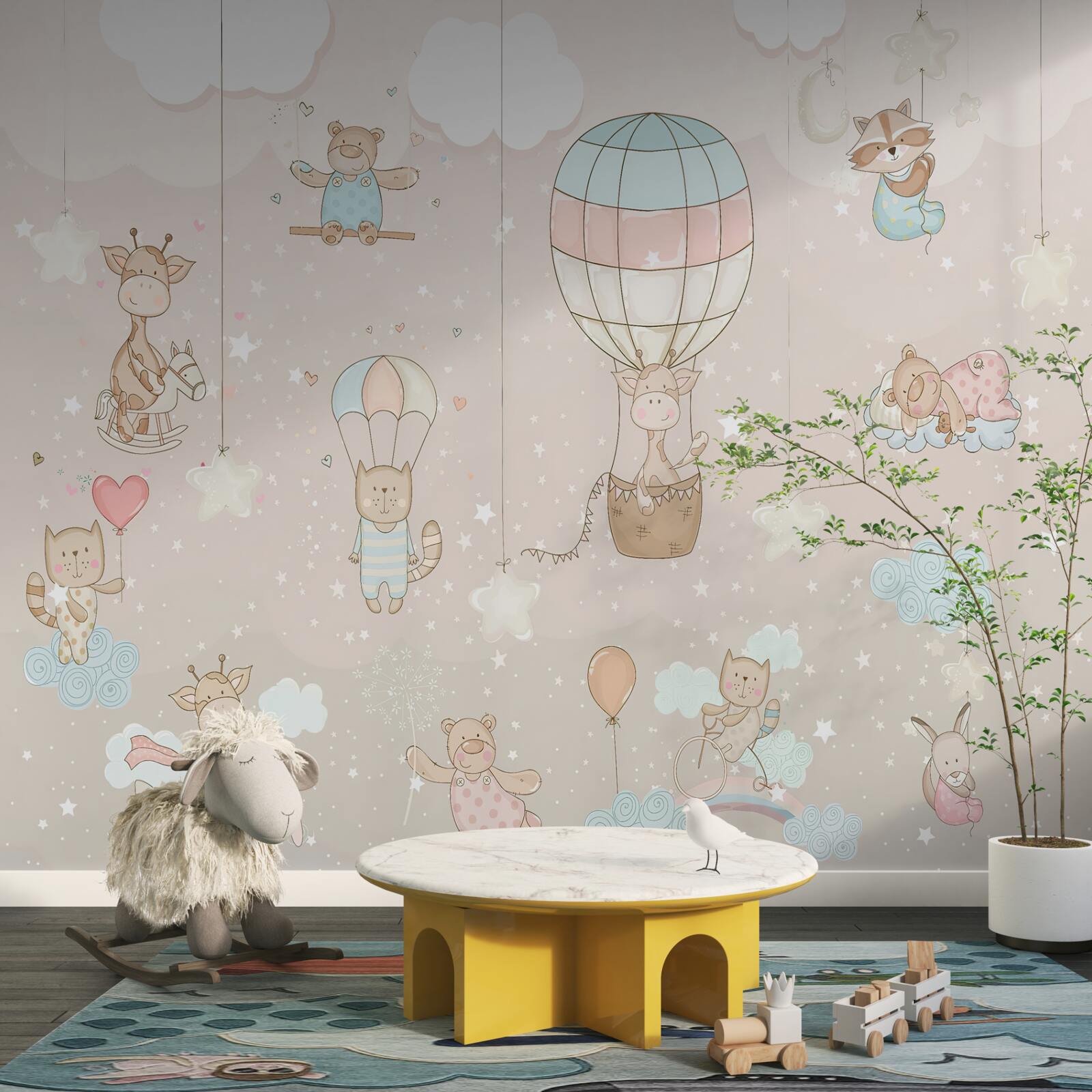 Fototapeta pokój i balon