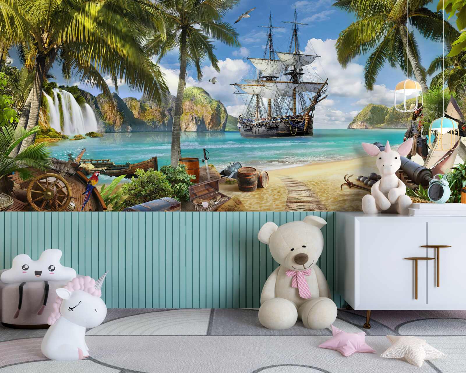 Fototapeta samochód, karawela i galeon