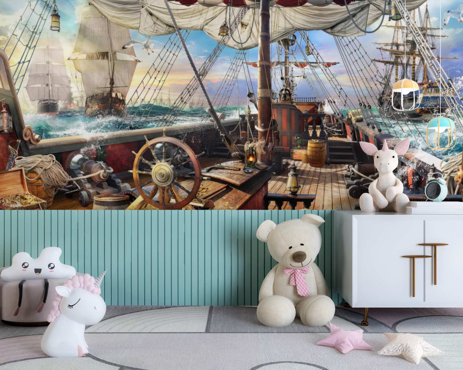 Fototapeta pojazd, statek i skuter wodny