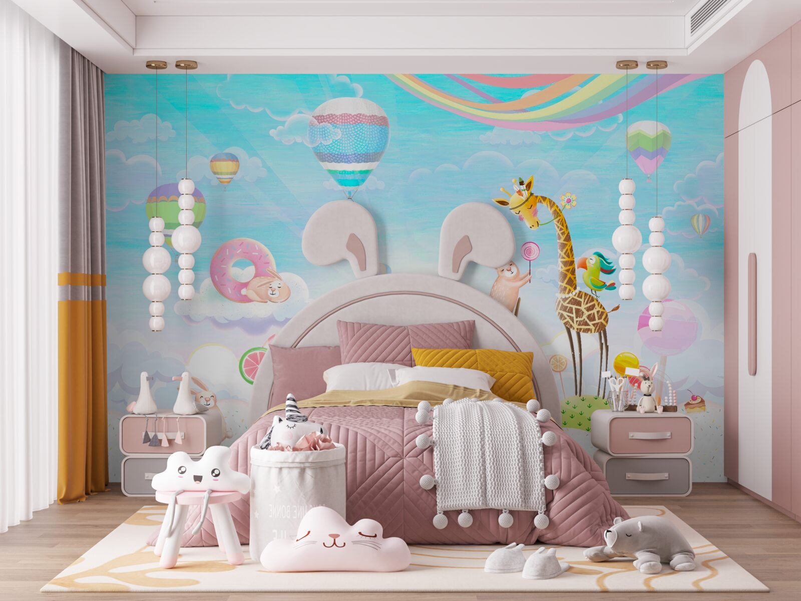 Fototapeta żyrafa z żyrafami