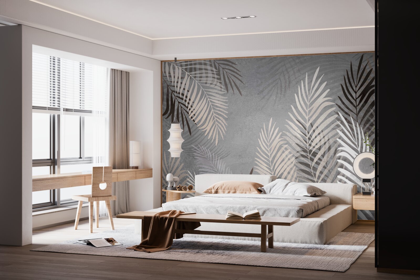 Fototapeta miękkie egzotyczne liście