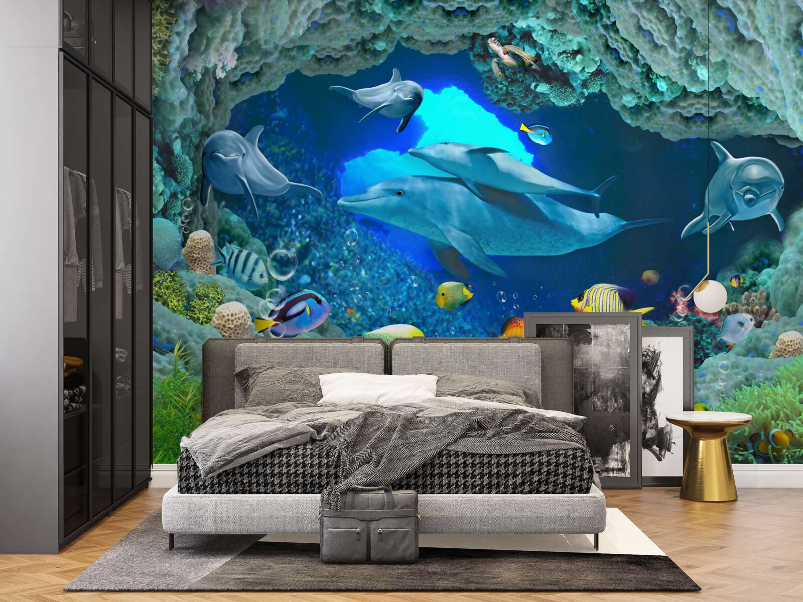 Fototapeta akwarium ścienne i słodkowodne