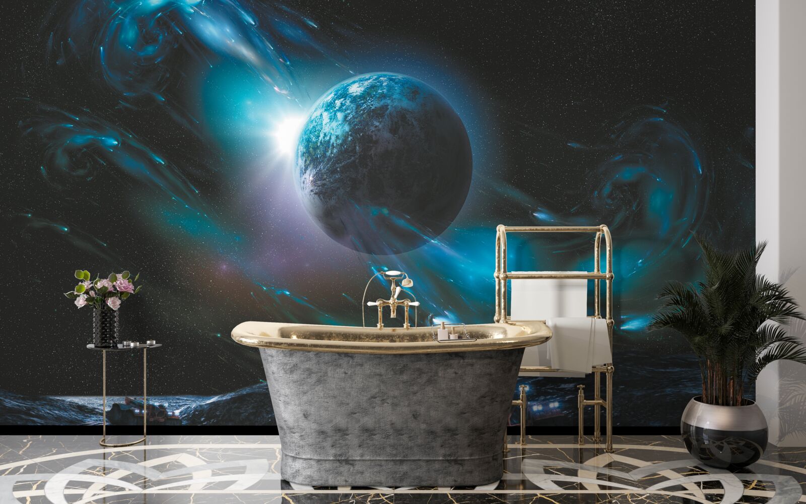 Fototapeta przestrzeń astronomiczna, obiekt kosmiczny i wszechświat