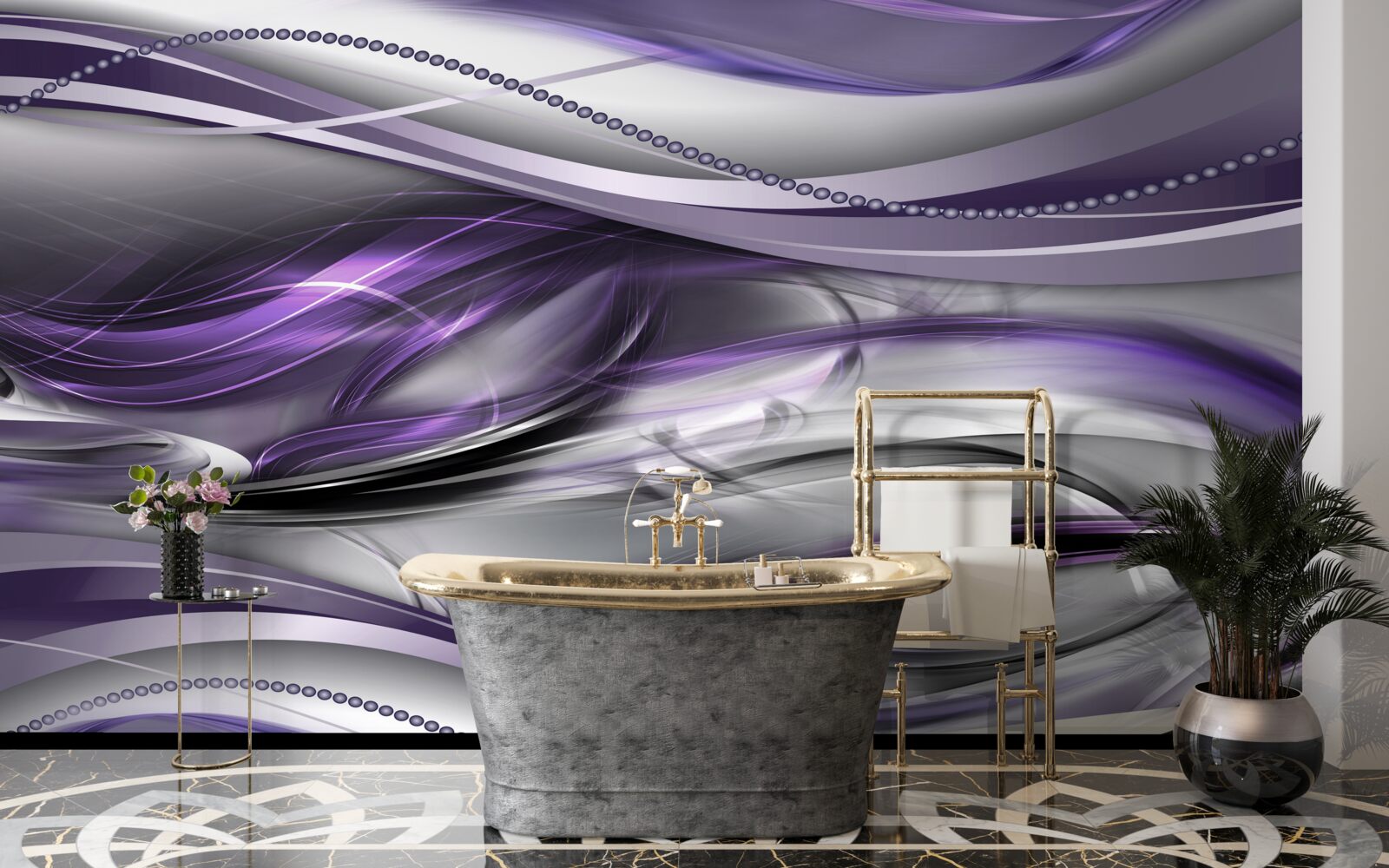 Fototapeta streszczenie fioletowy obraz