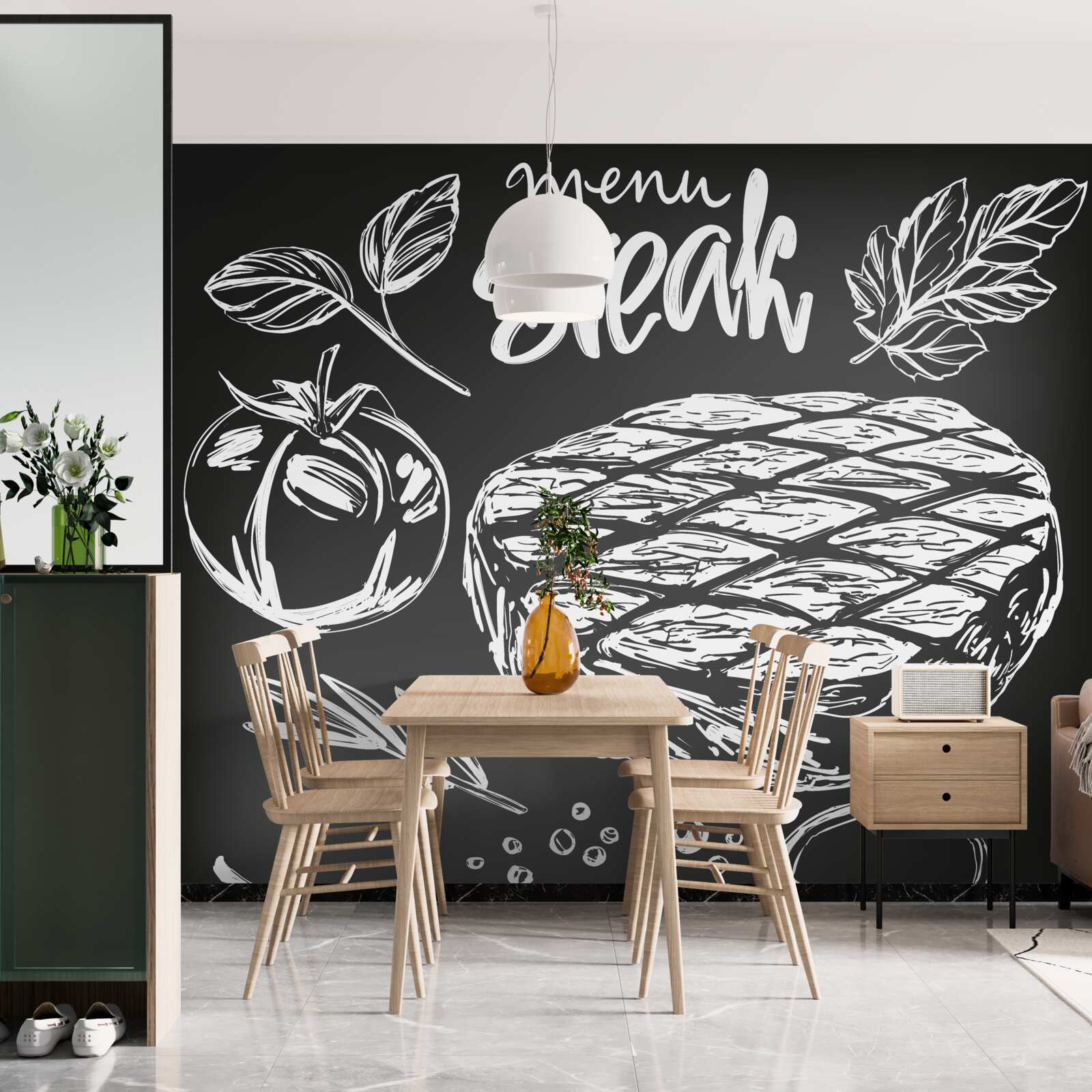 Fototapeta stek z przyprawami