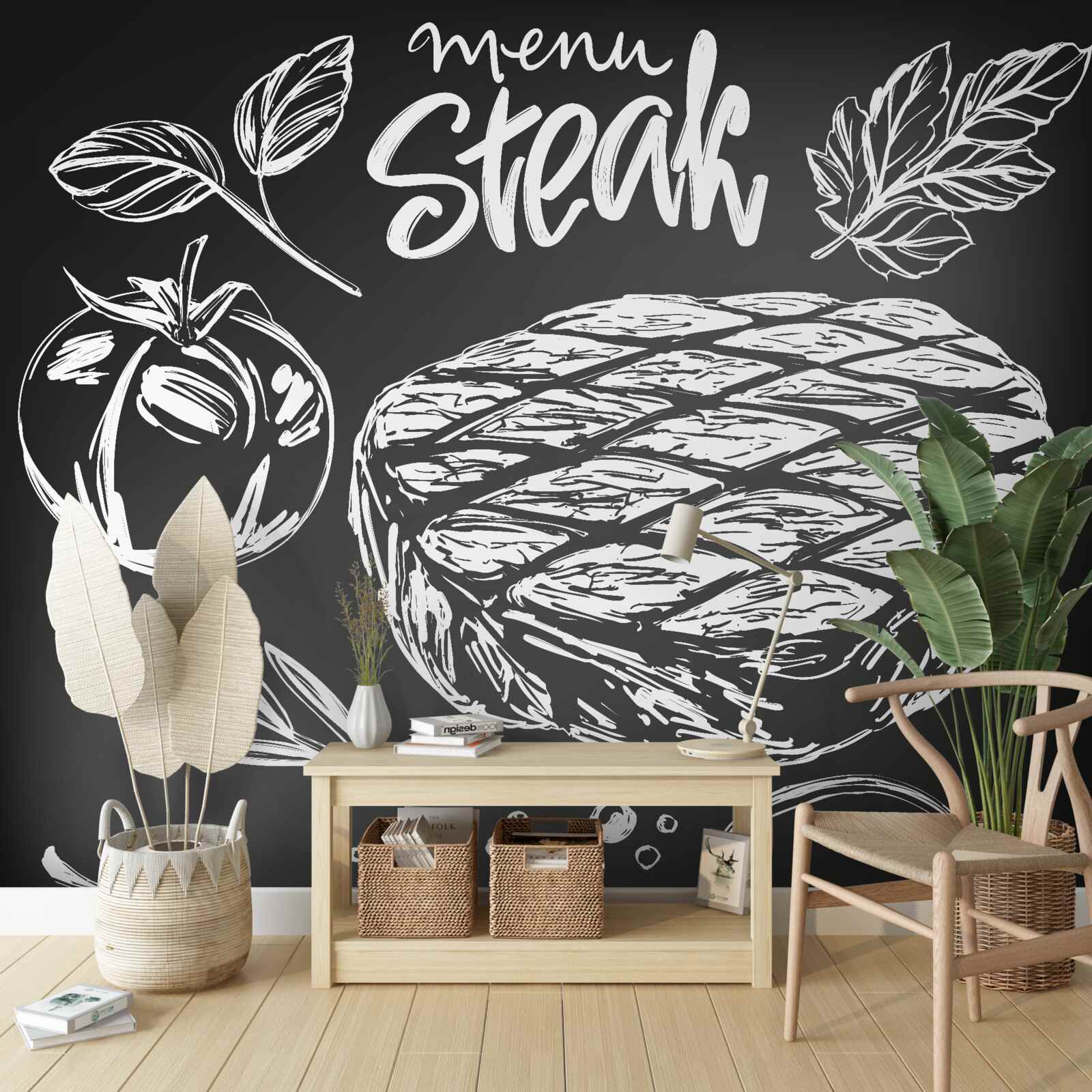 Fototapeta stek z przyprawami