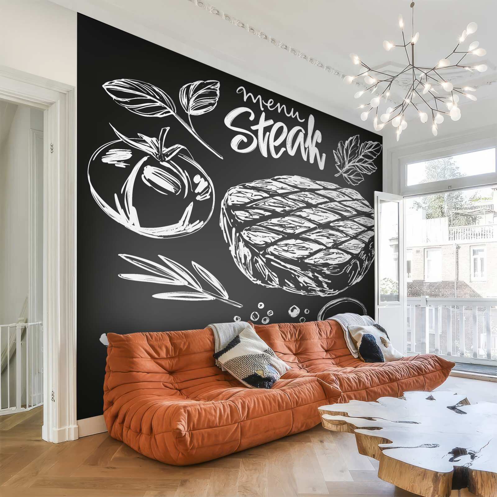 Fototapeta stek z przyprawami