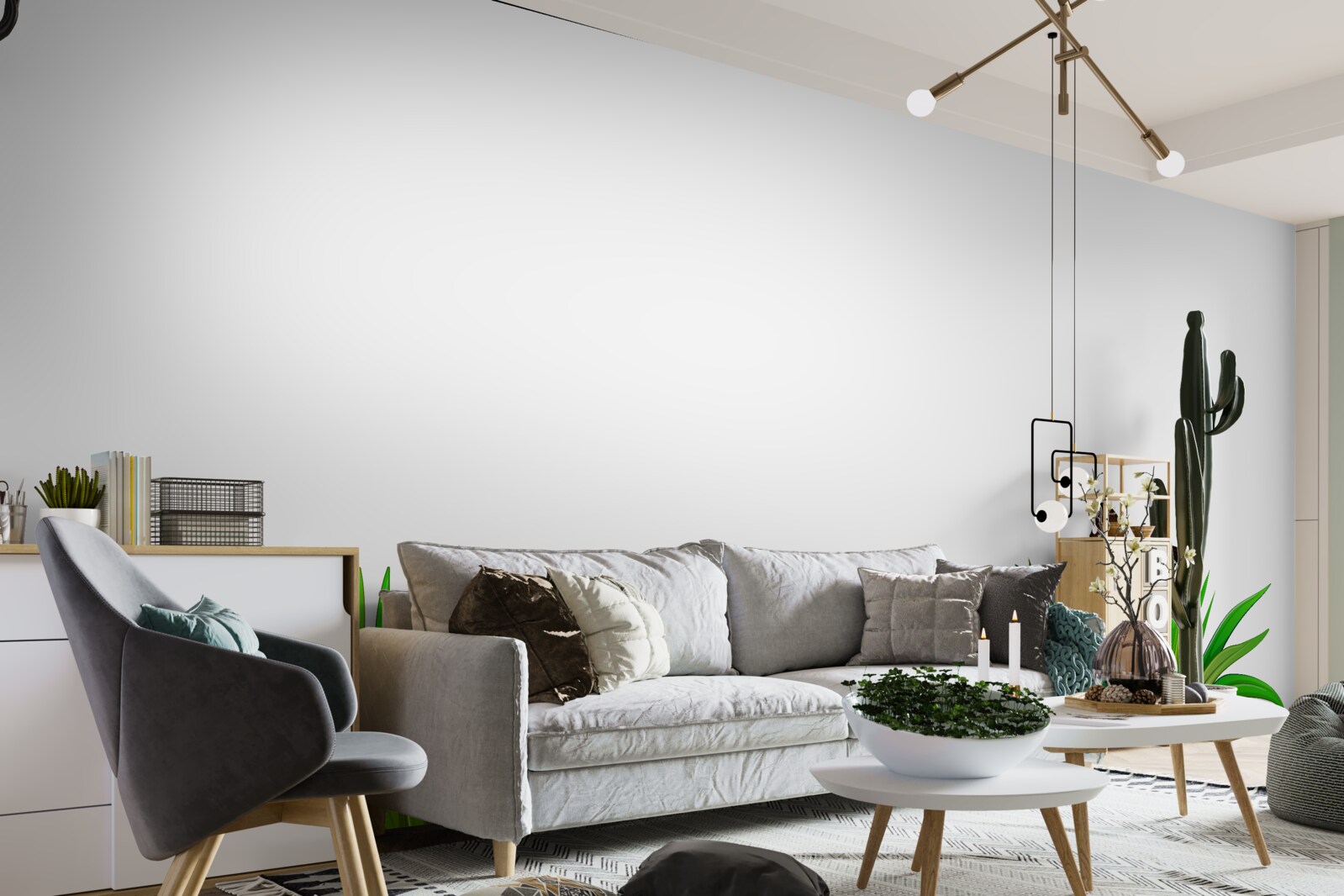 Fototapeta motyl siedzi na trawie z gerberami