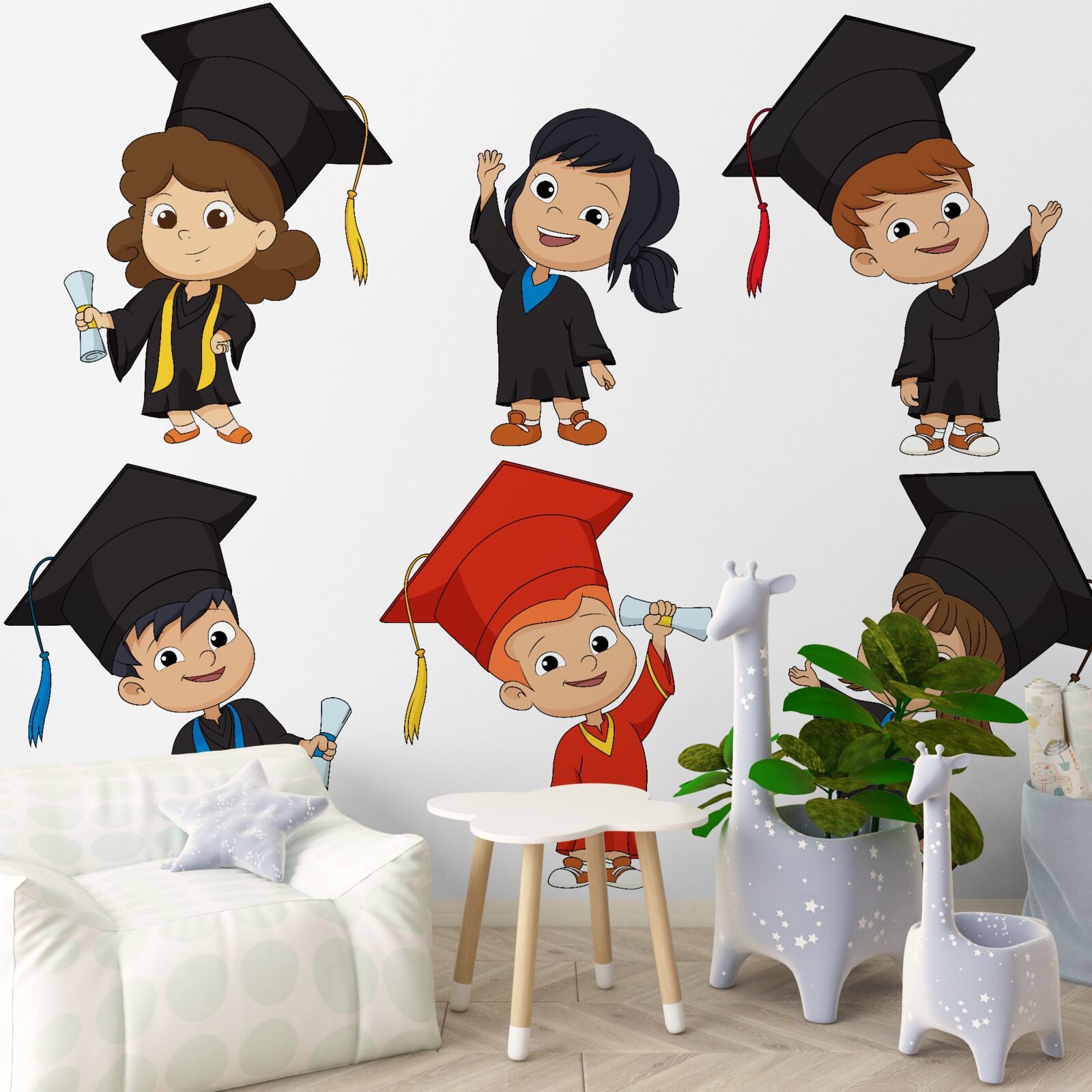 Fototapeta dzieci absolwentów