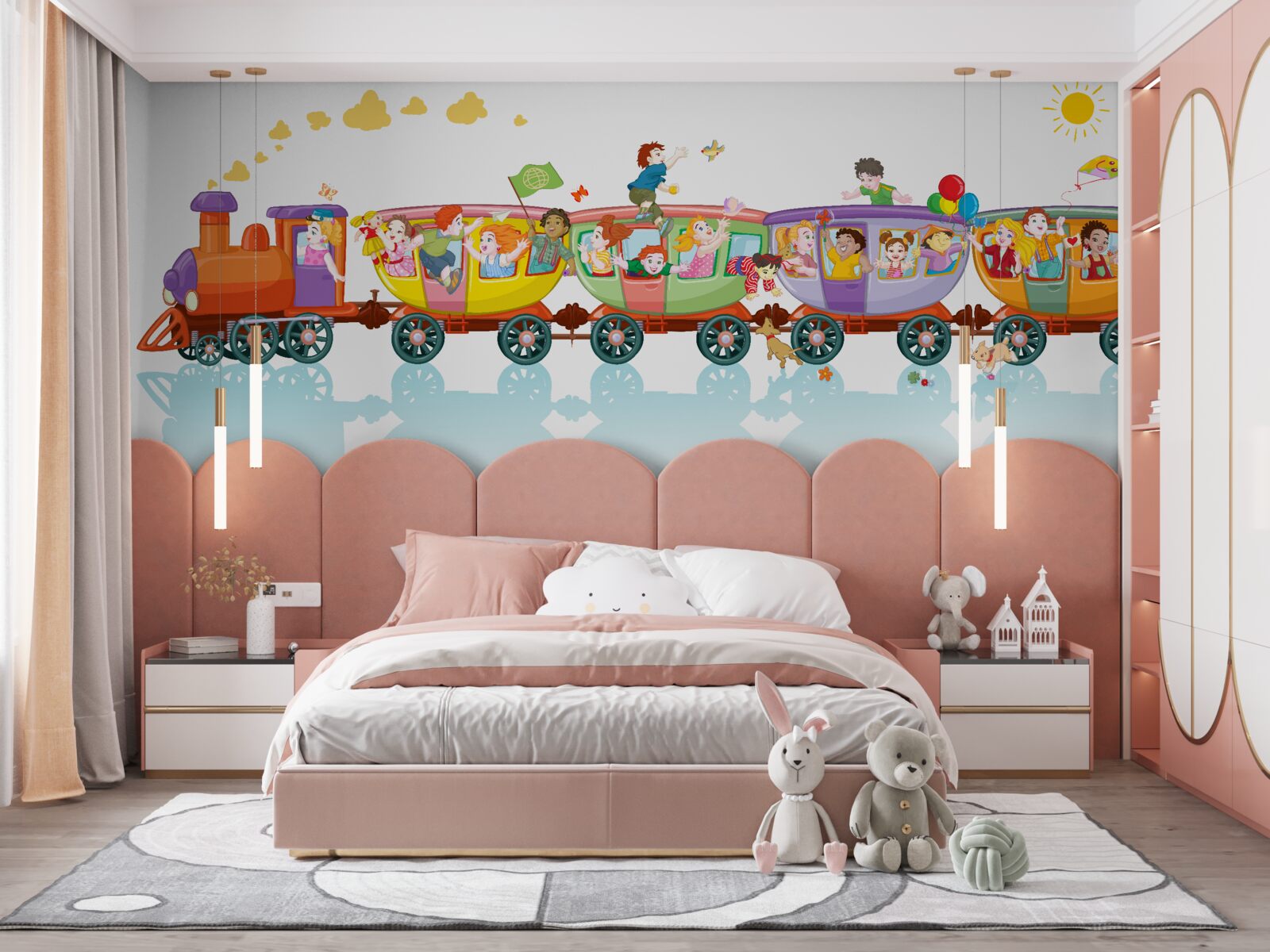 Fototapeta pstrokaty trening z chłopakami