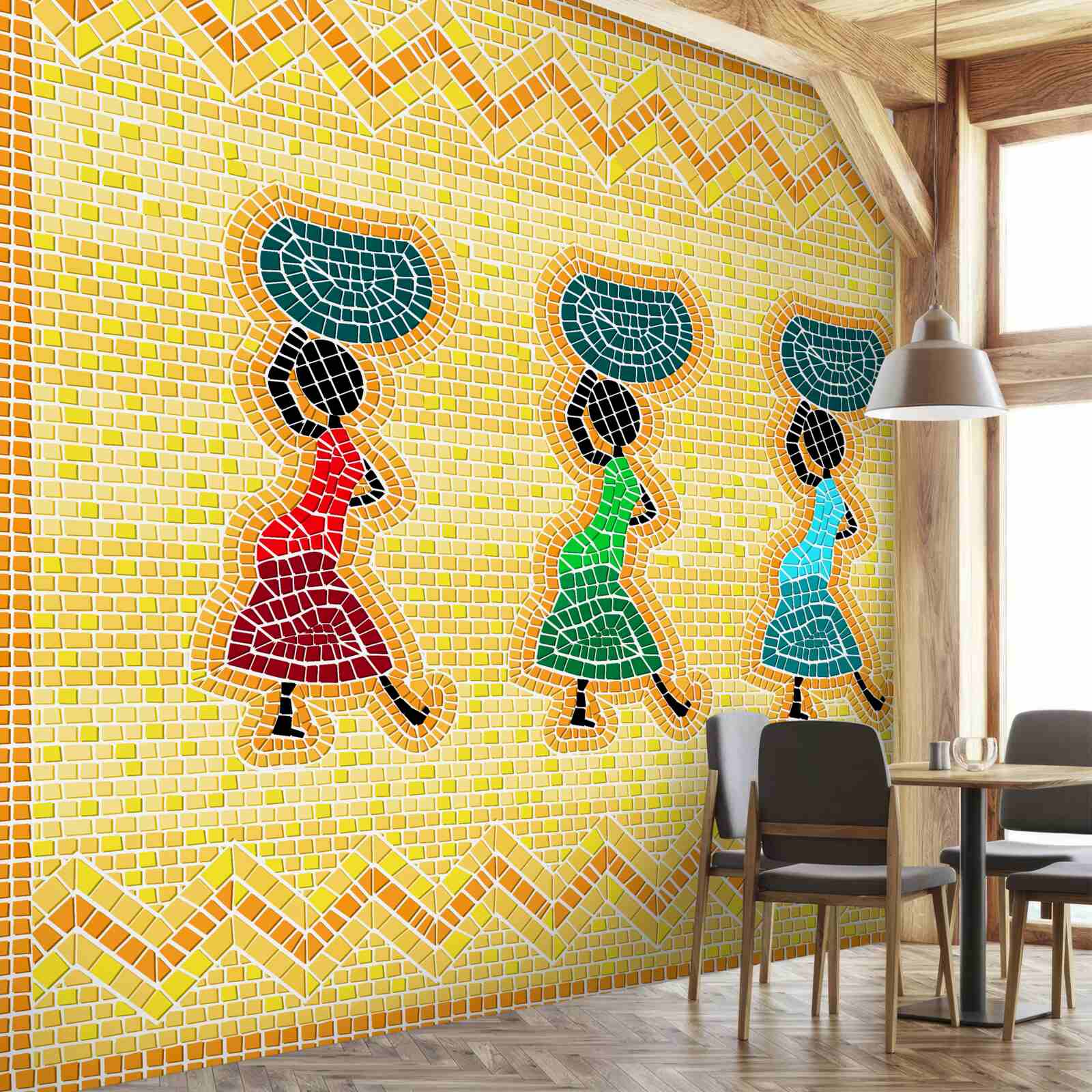 Fototapeta narodowe wizerunki kobiet w sukienkach