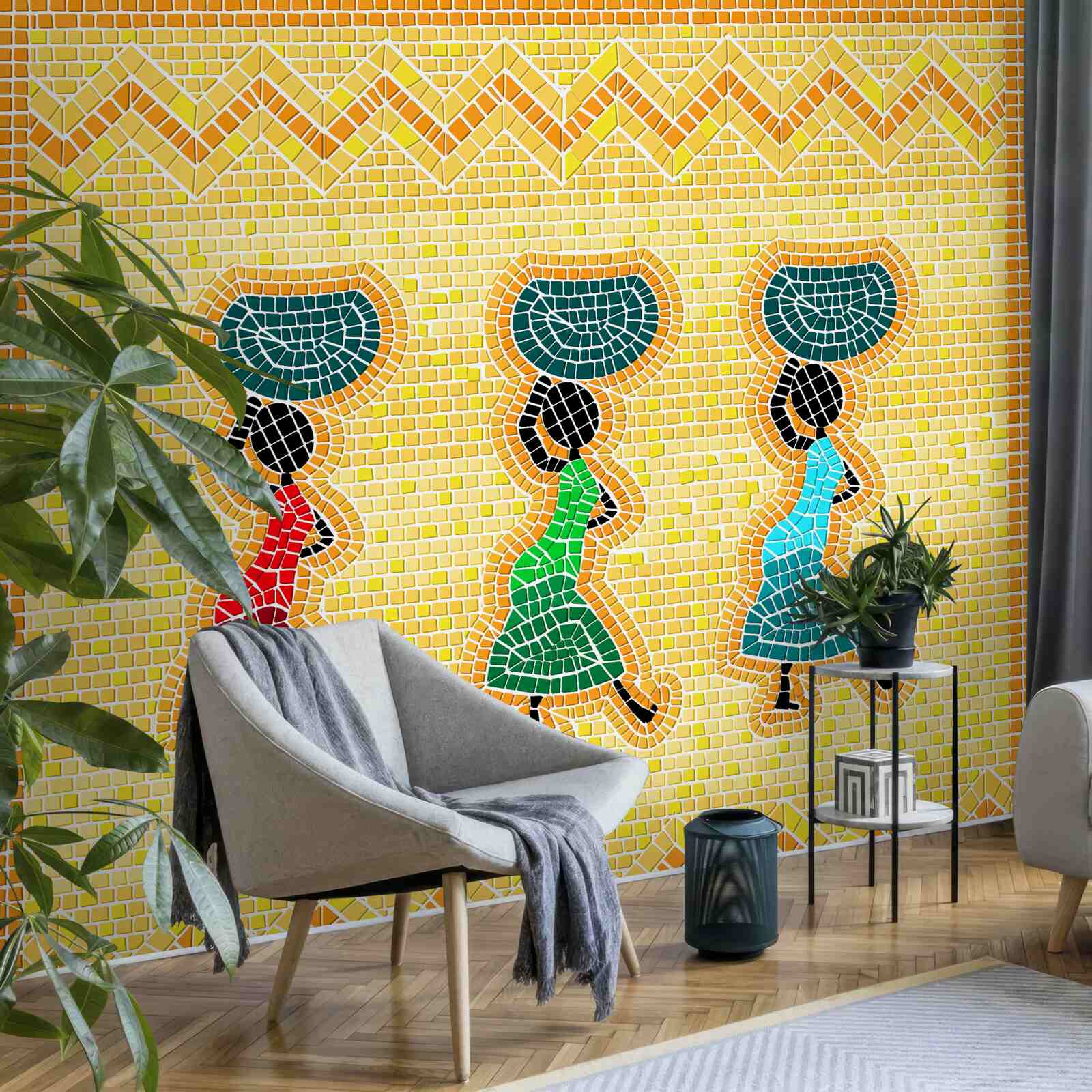 Fototapeta narodowe wizerunki kobiet w sukienkach