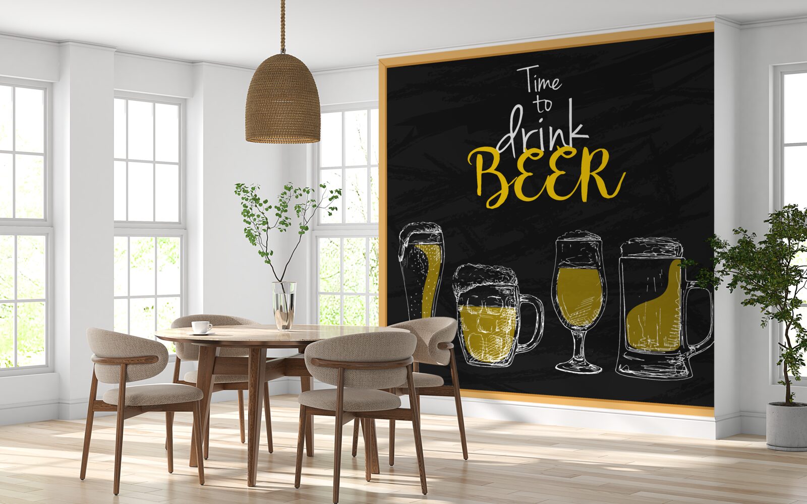 Fototapeta szklanki do piwa