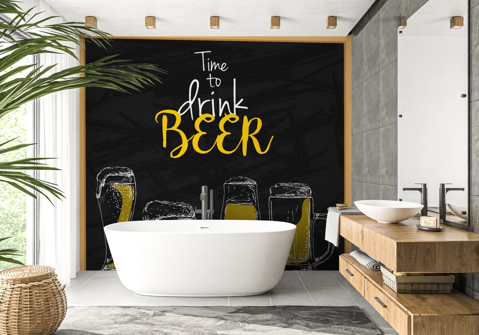 Fototapeta szklanki do piwa