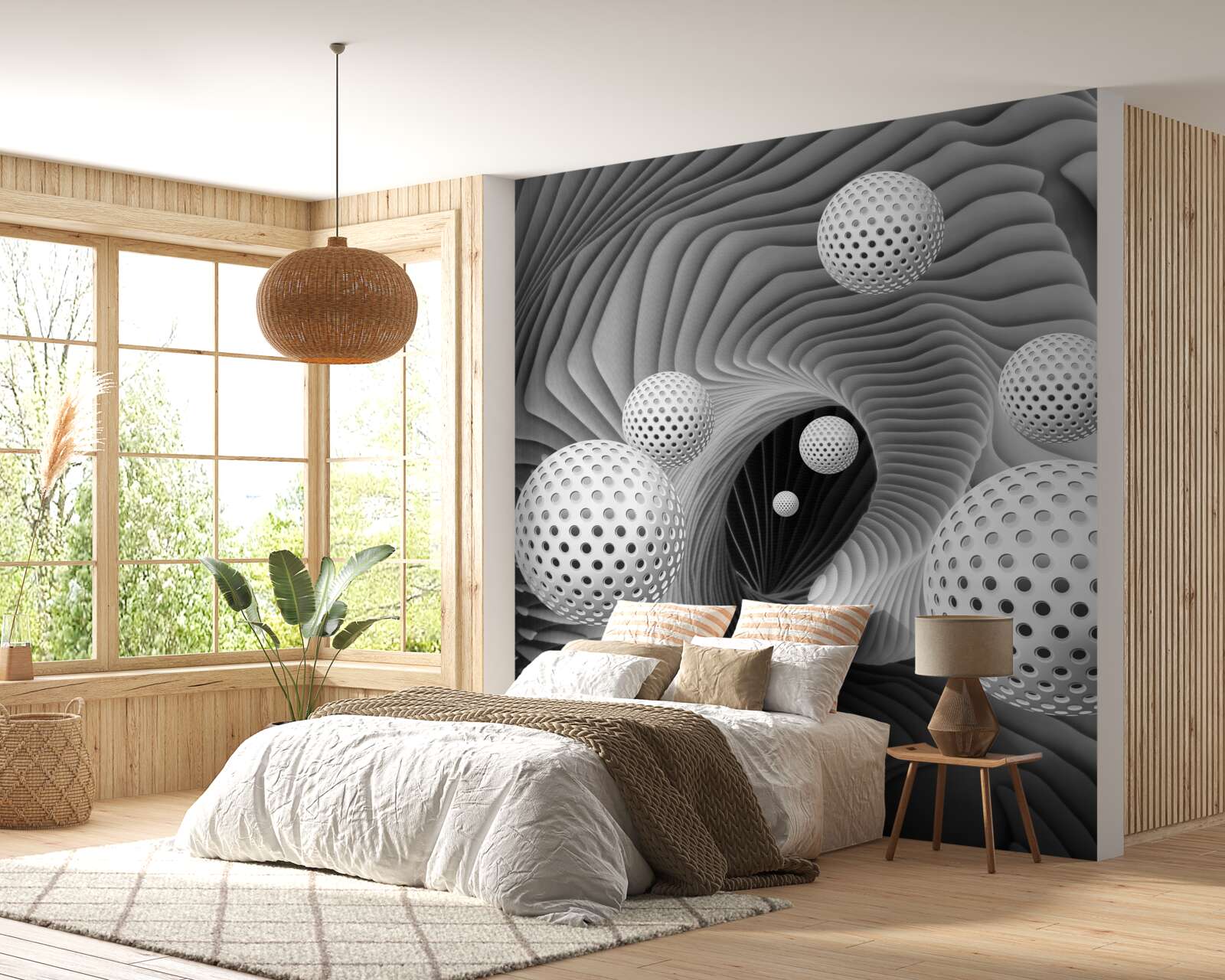 Fototapeta kulki 3d latające w dal