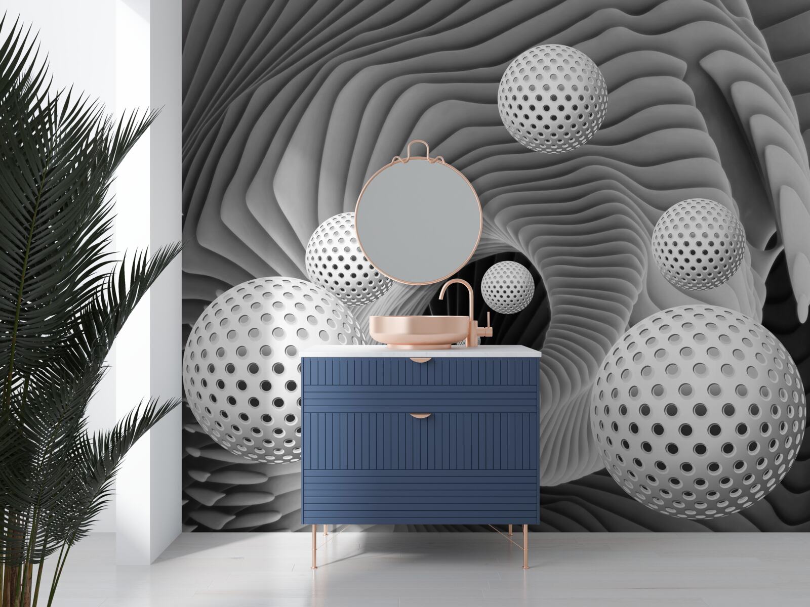 Fototapeta kulki 3d latające w dal