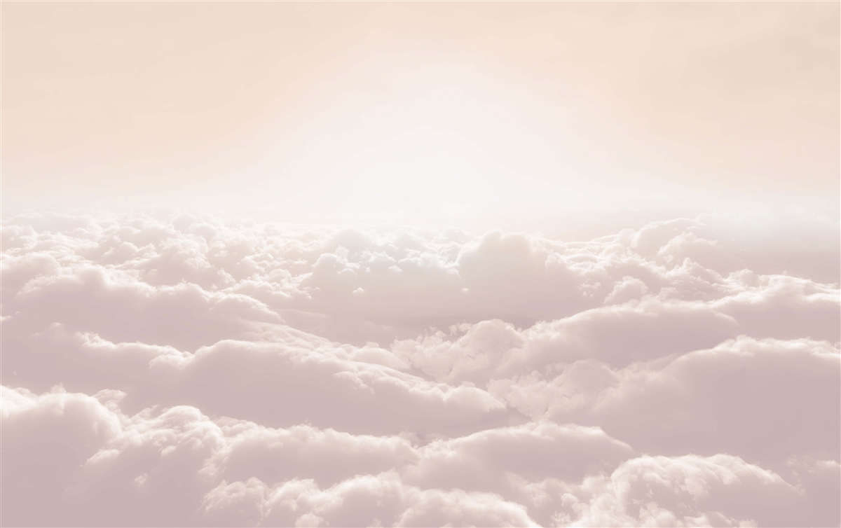 Fototapeta puszyste chmury i promienie słońca