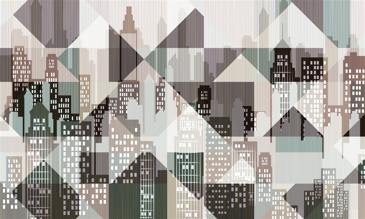 Fototapeta domy w stylu abstrakcyjnym