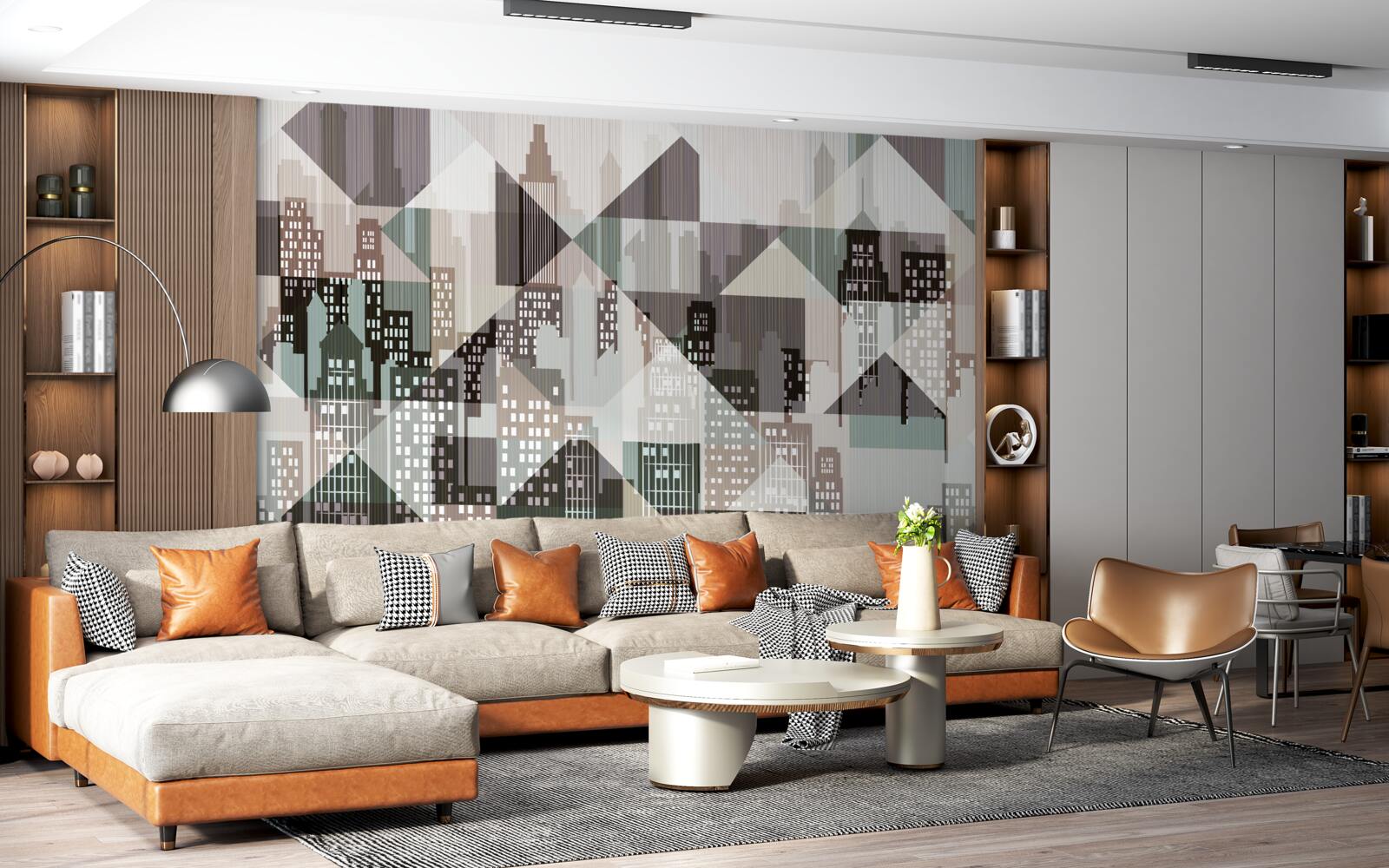 Fototapeta domy w stylu abstrakcyjnym