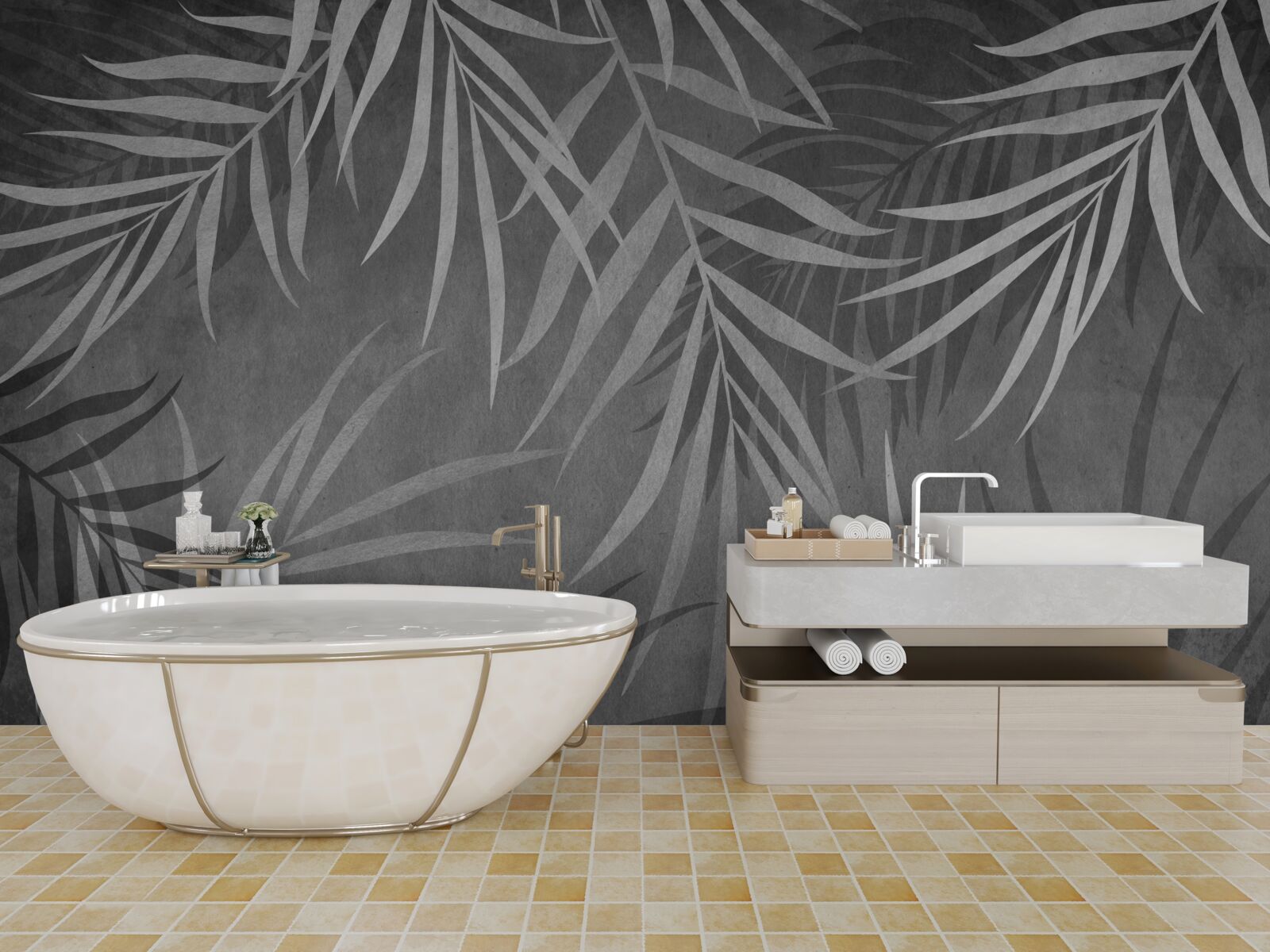 Fototapeta nocna paproć