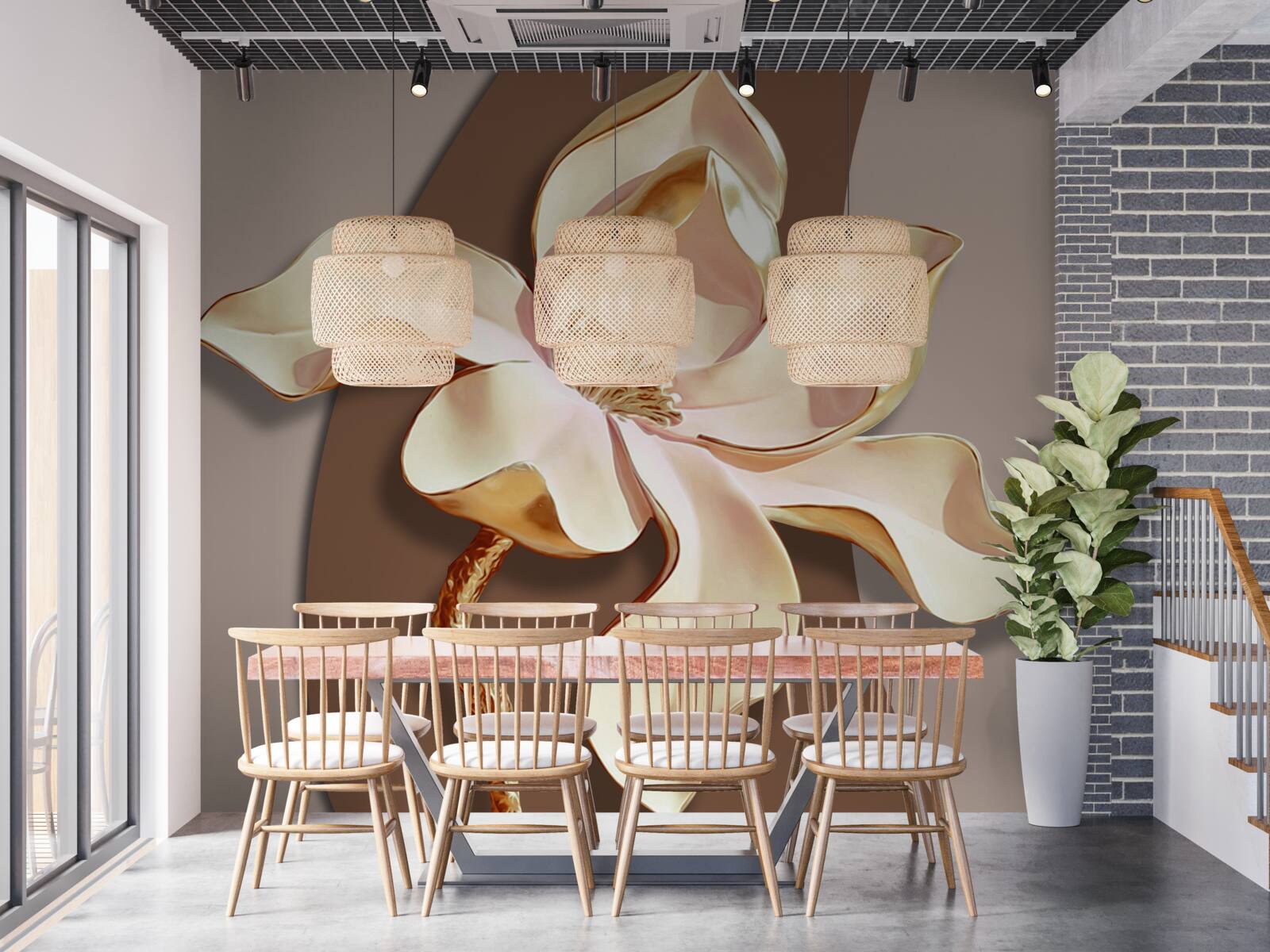 Fototapeta lilia ceramiczna