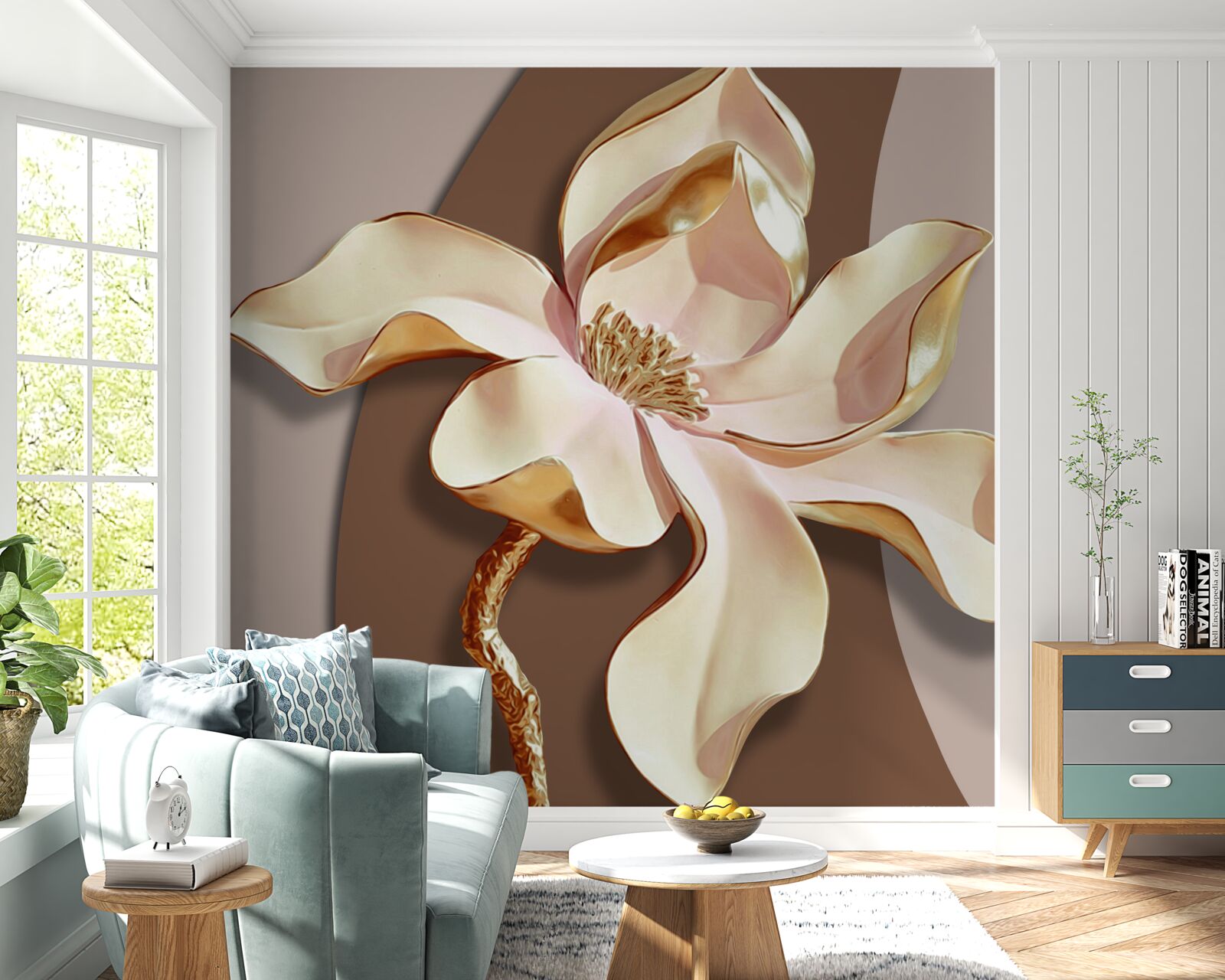 Fototapeta lilia ceramiczna