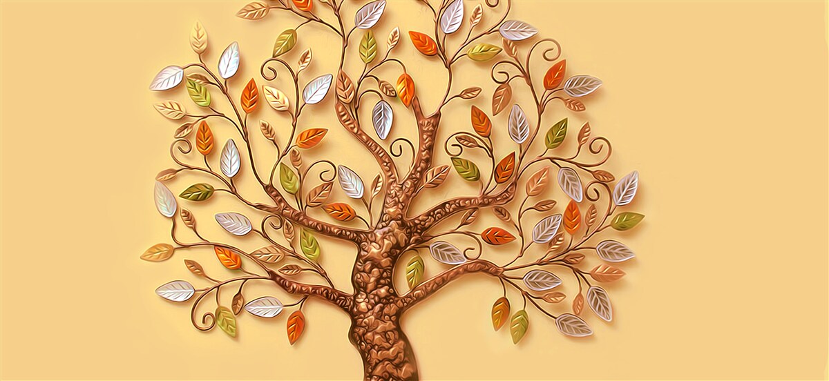 Fototapeta metalowe drewno na brązowym tle