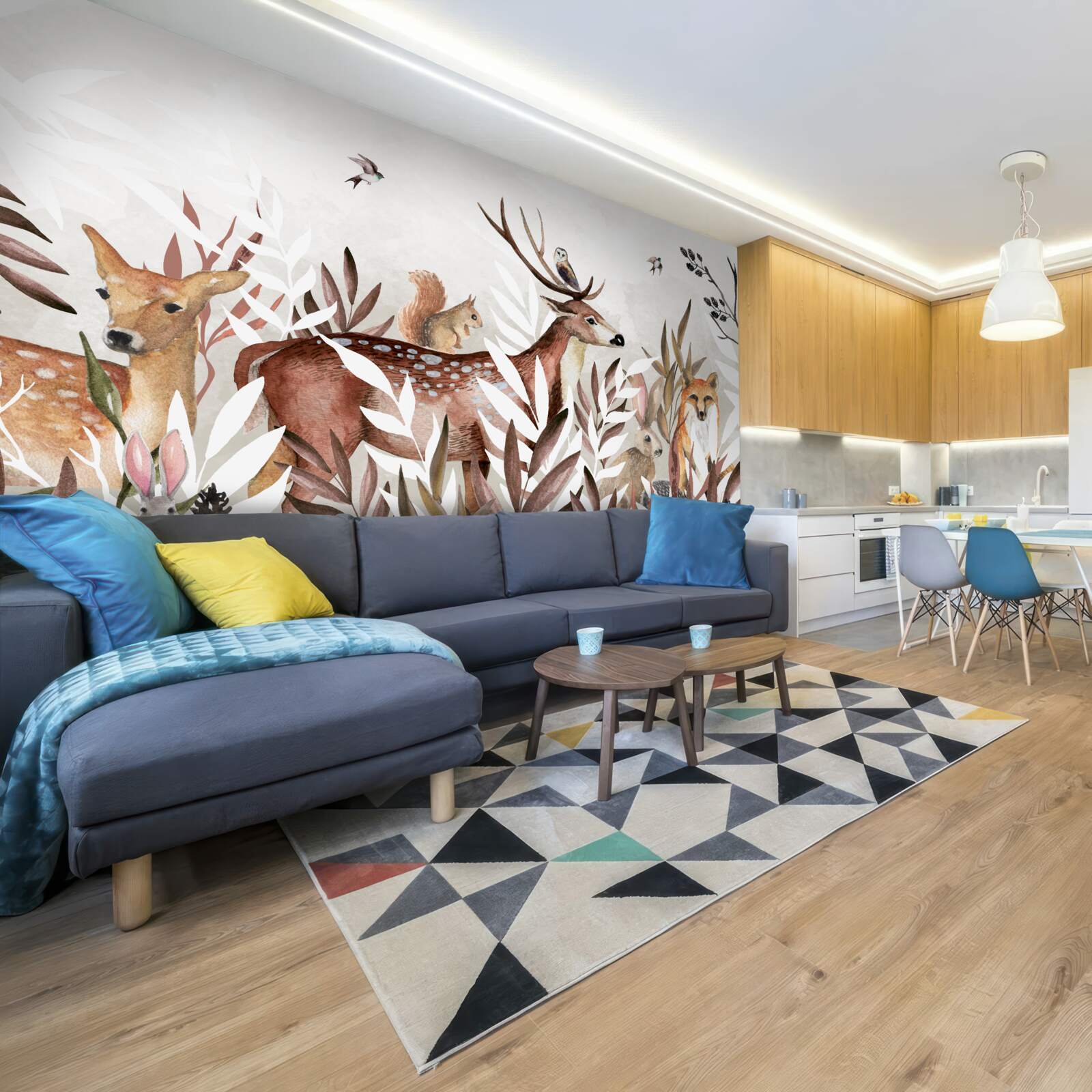 Fototapeta mieszkańcy lasów i rośliny