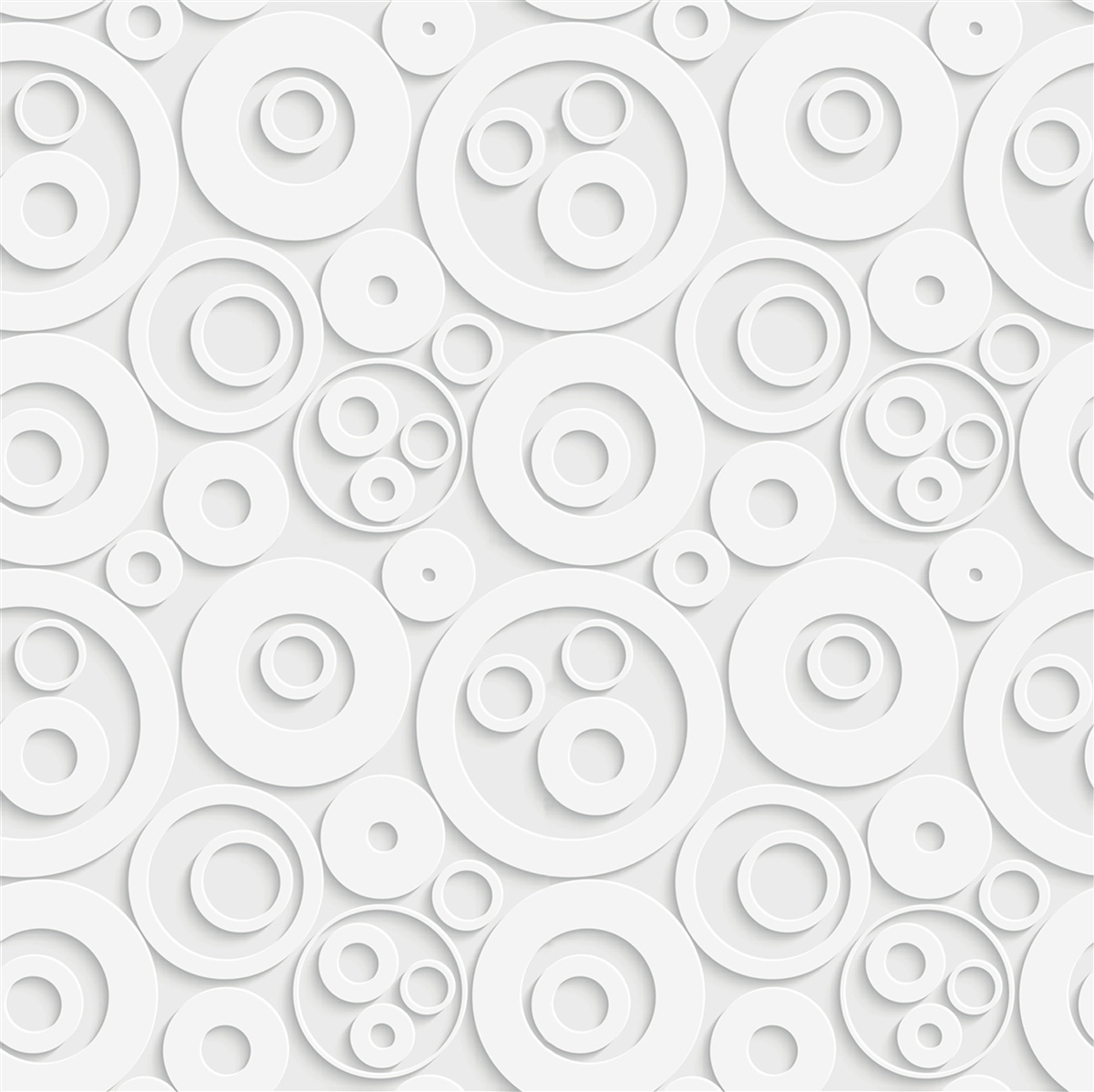 Fototapeta białe kółka na jasnym tle