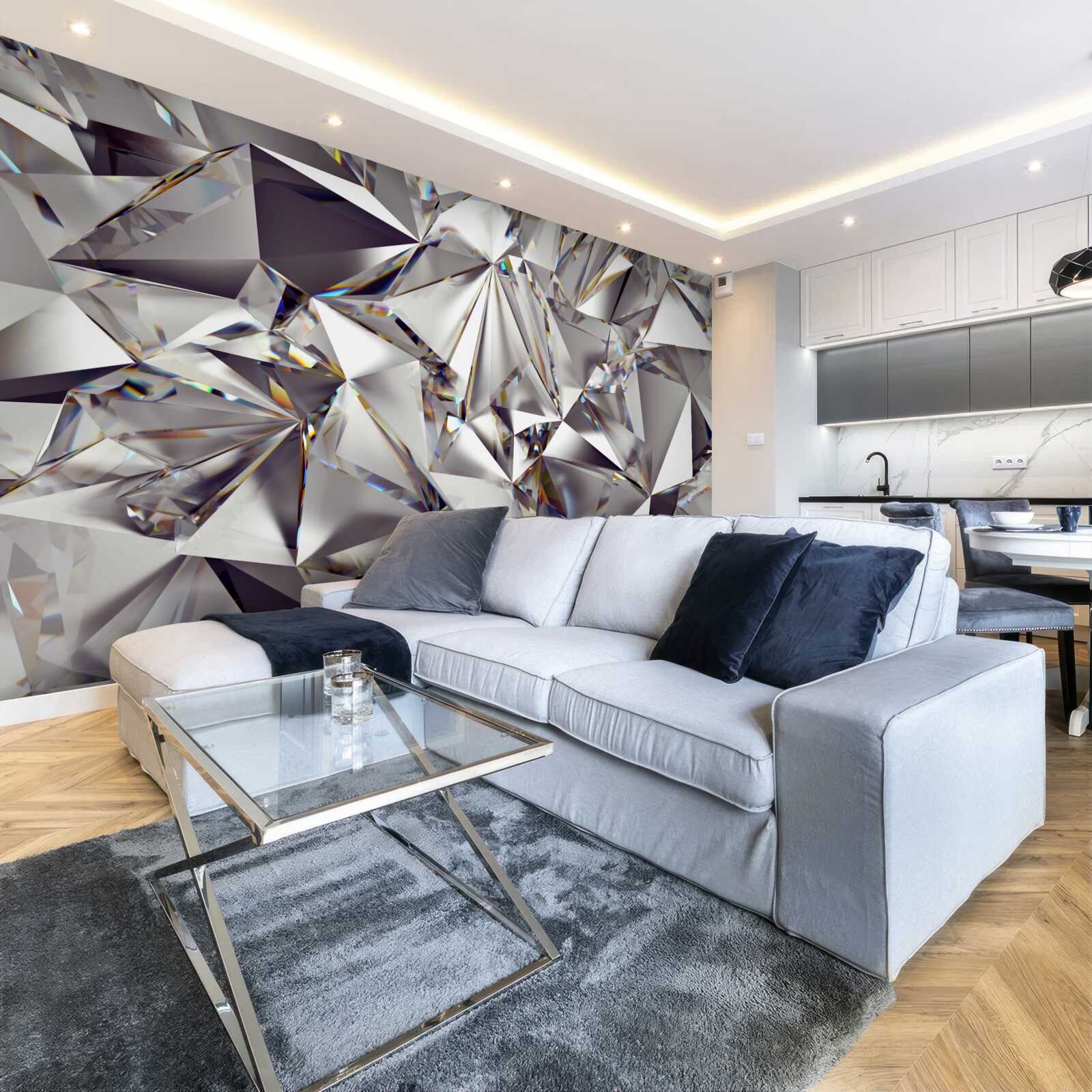 Fototapeta abstrakcja wykorzystująca kształty geometryczne