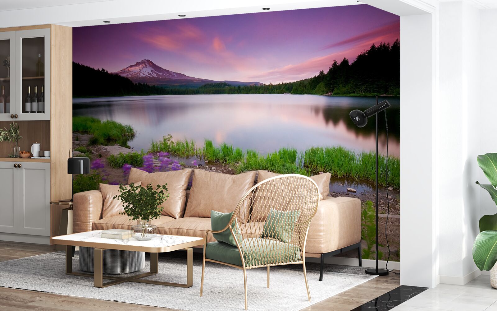 Fototapeta wieczorna świeżość w alpach