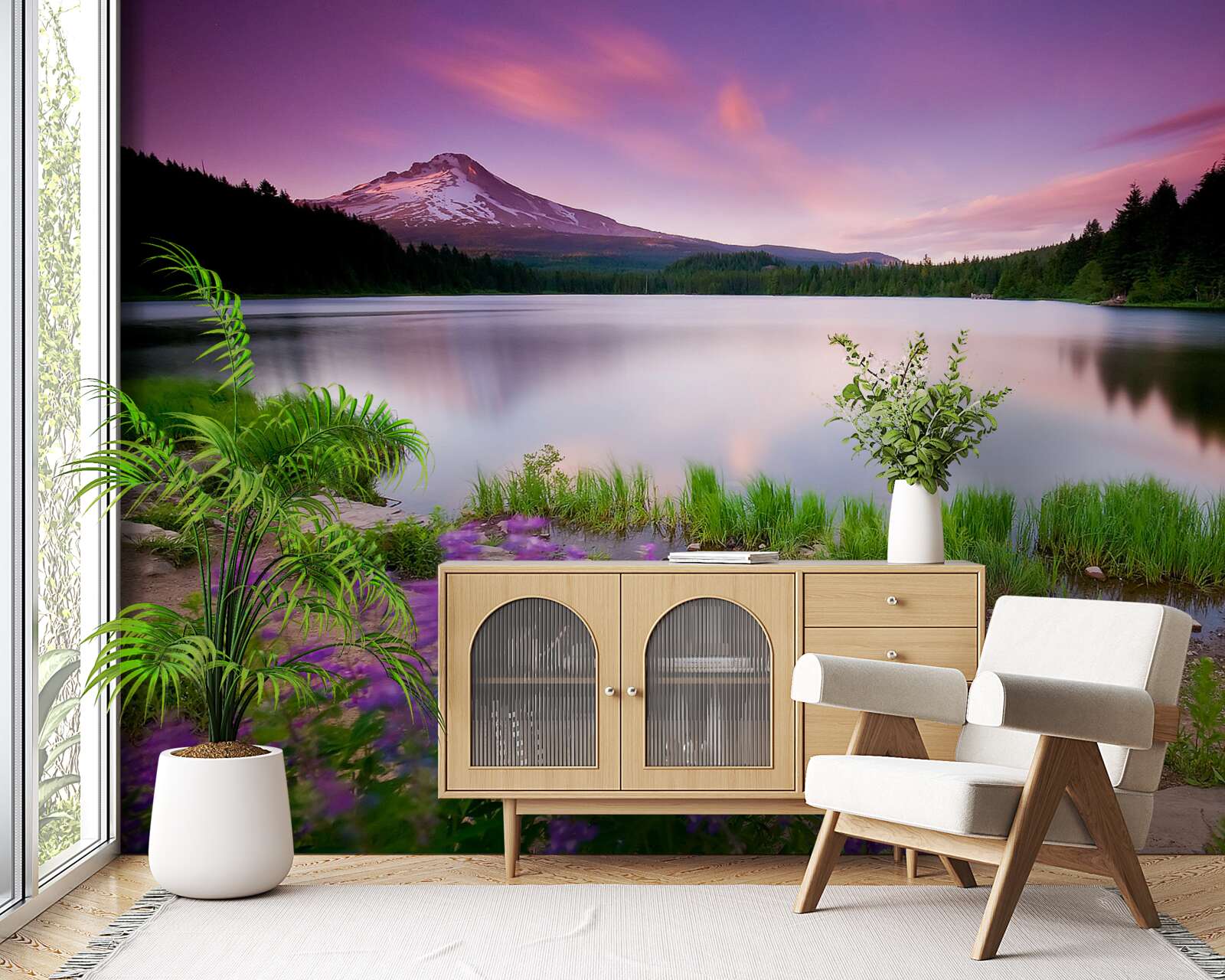 Fototapeta wieczorna świeżość w alpach