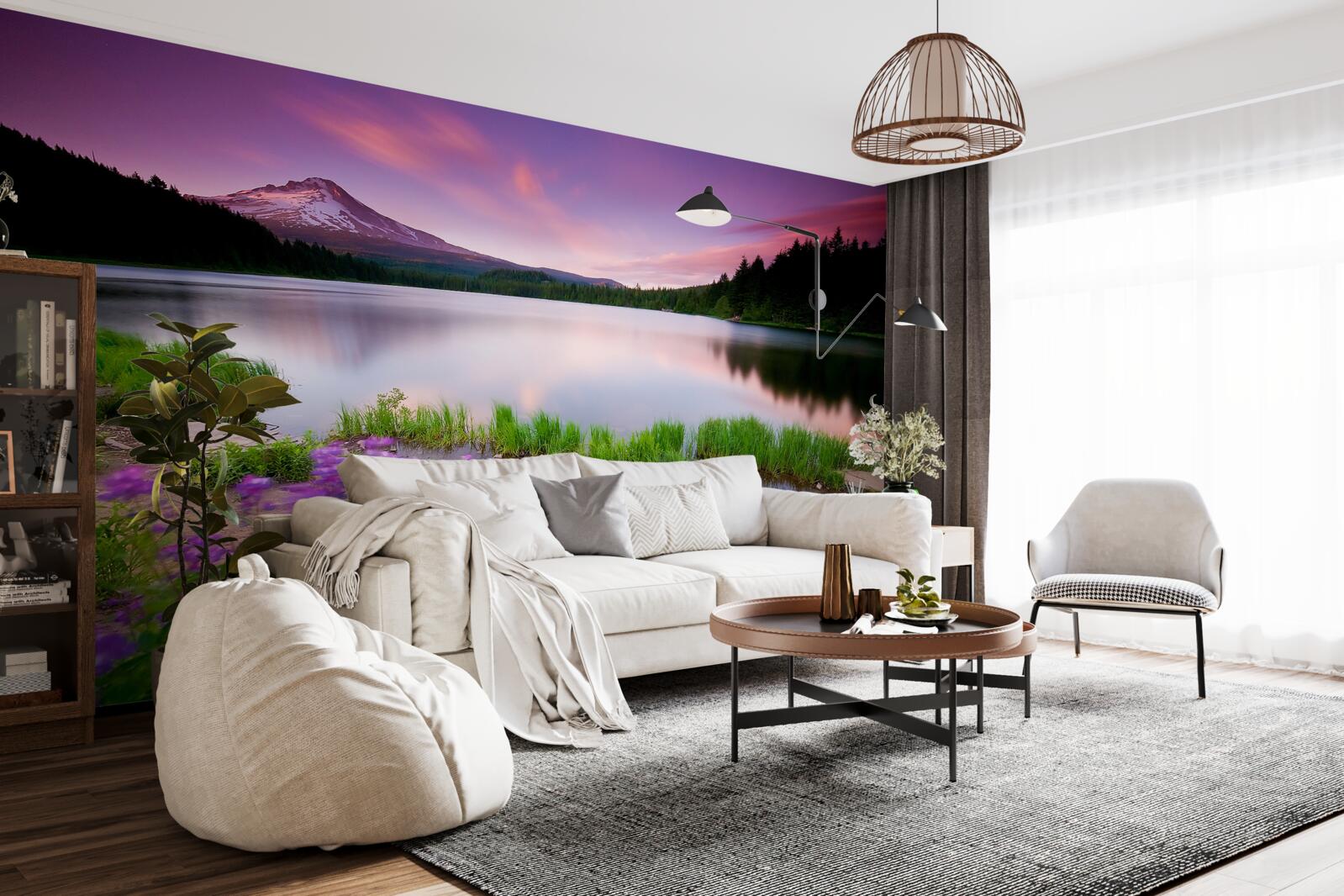 Fototapeta wieczorna świeżość w alpach