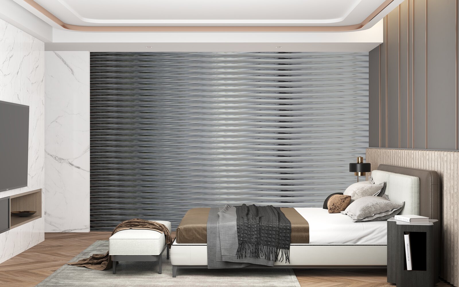 Fototapeta gradient poziomych pasków