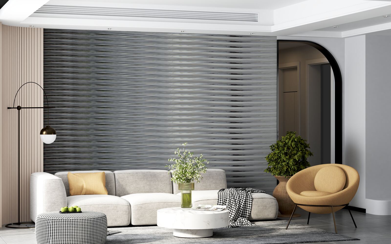 Fototapeta gradient poziomych pasków