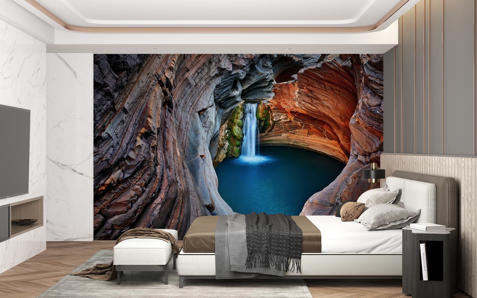 Fototapeta zakątek w jaskini