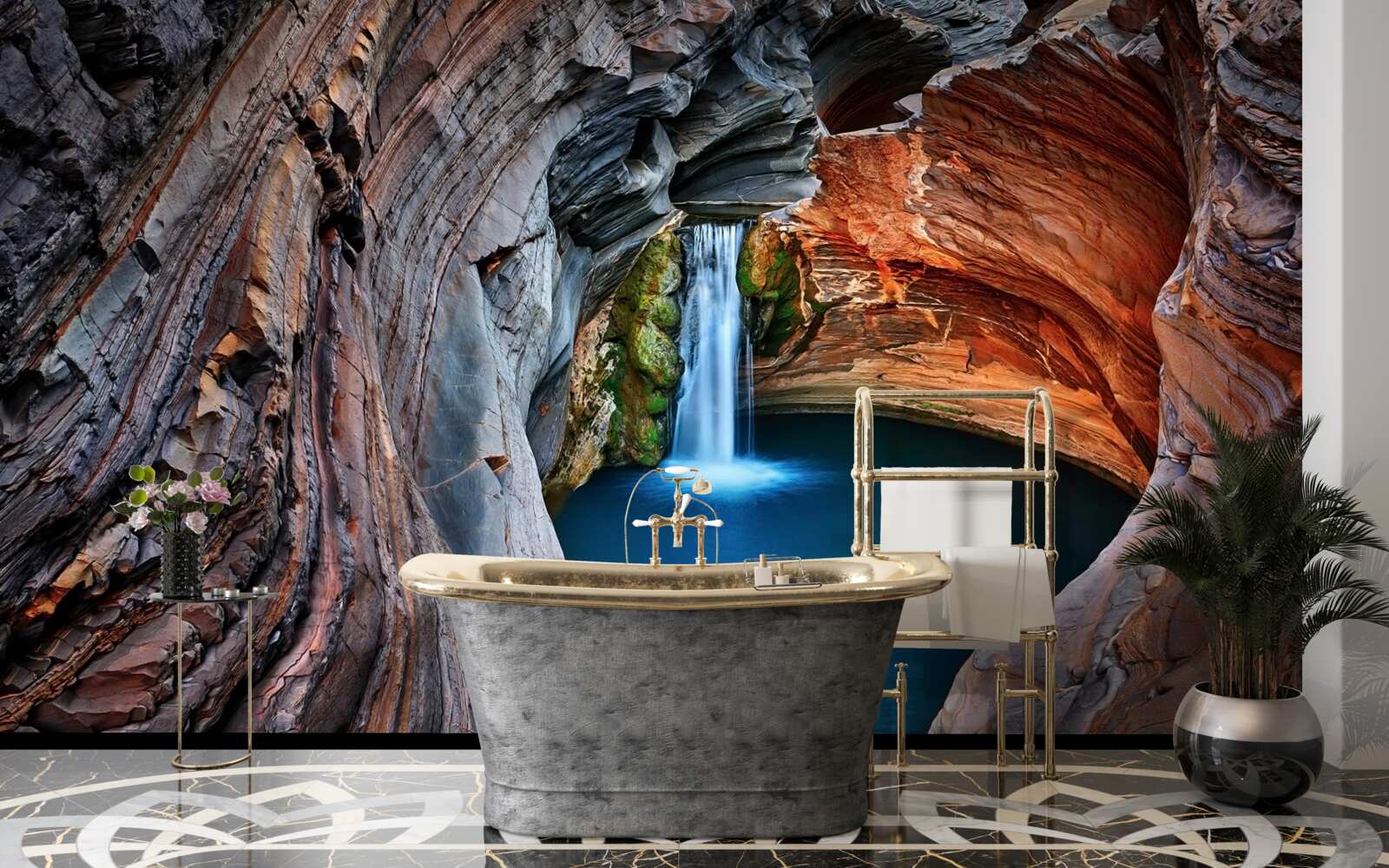 Fototapeta zakątek w jaskini