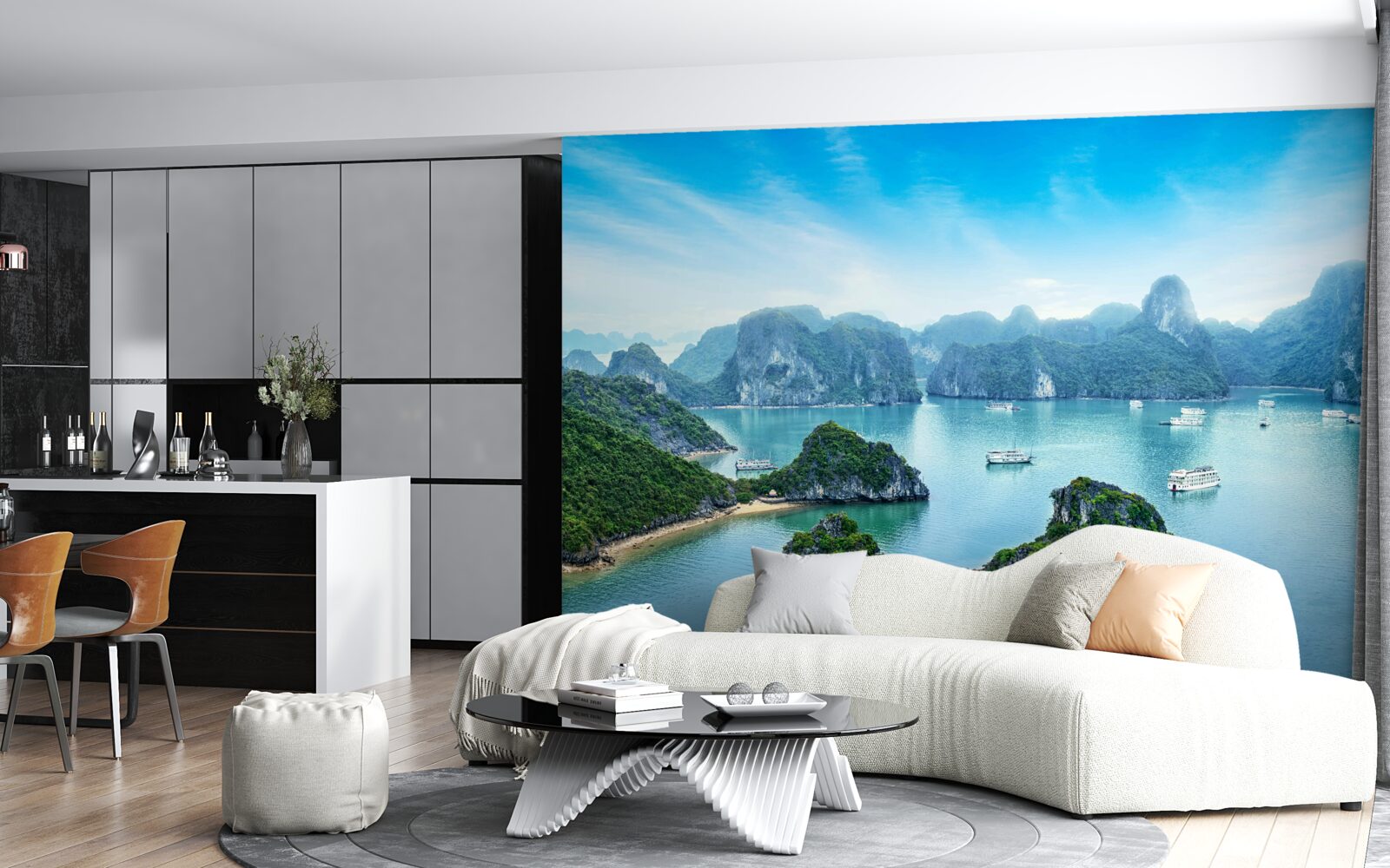 Fototapeta piękny widok na szmaragdowe wyspy