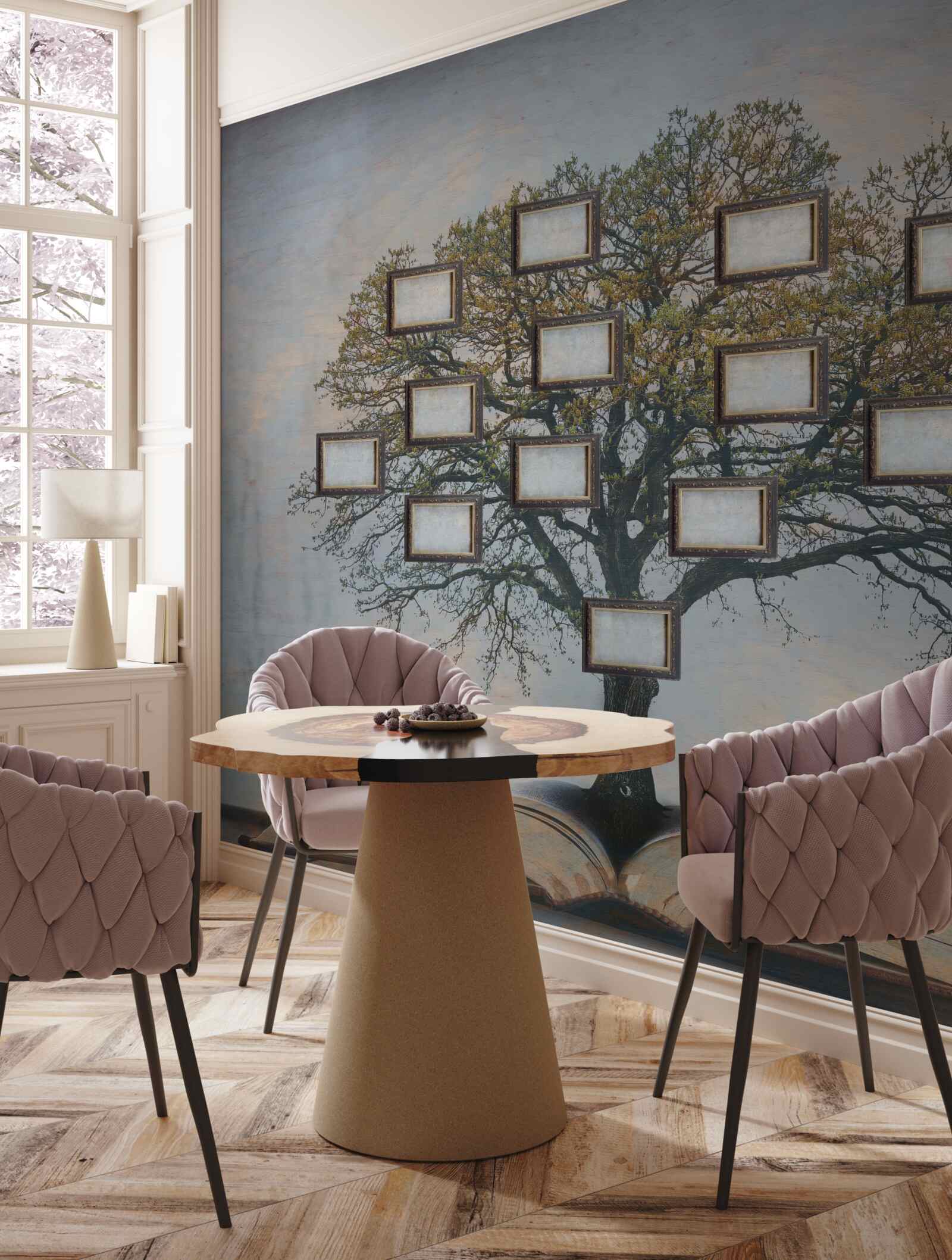 Fototapeta drzewo genealogiczne bez obrazów