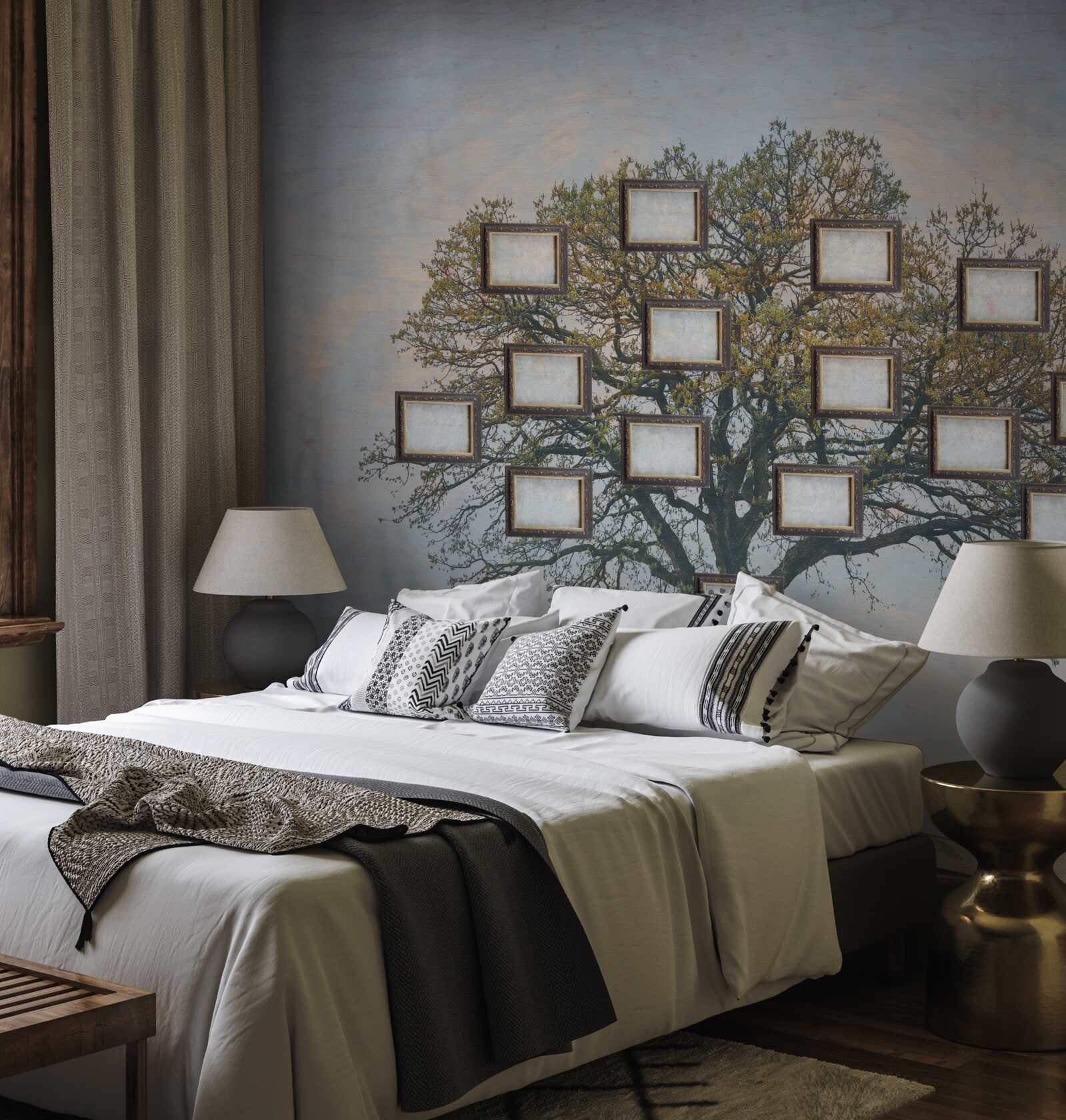 Fototapeta drzewo genealogiczne bez obrazów