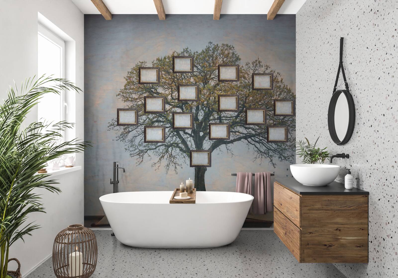 Fototapeta drzewo genealogiczne bez obrazów