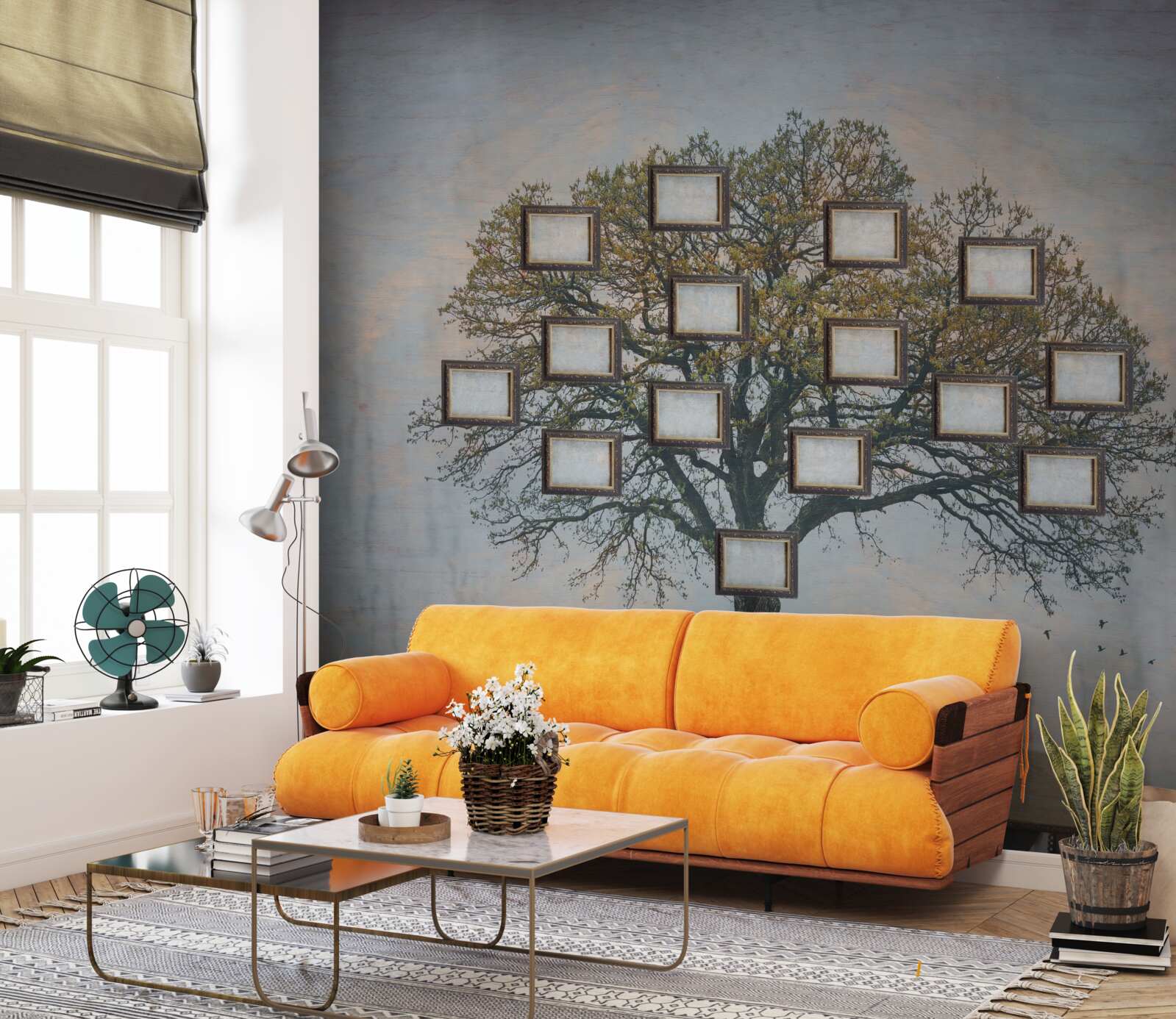 Fototapeta drzewo genealogiczne bez obrazów