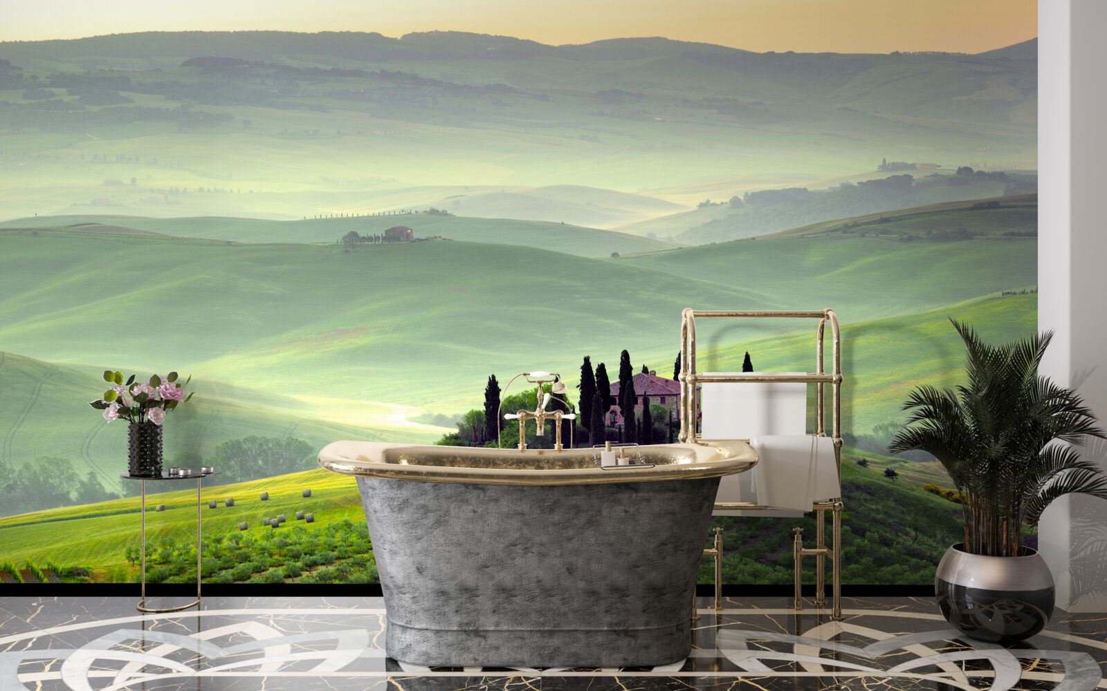 Fototapeta pod toskańskim słońcem